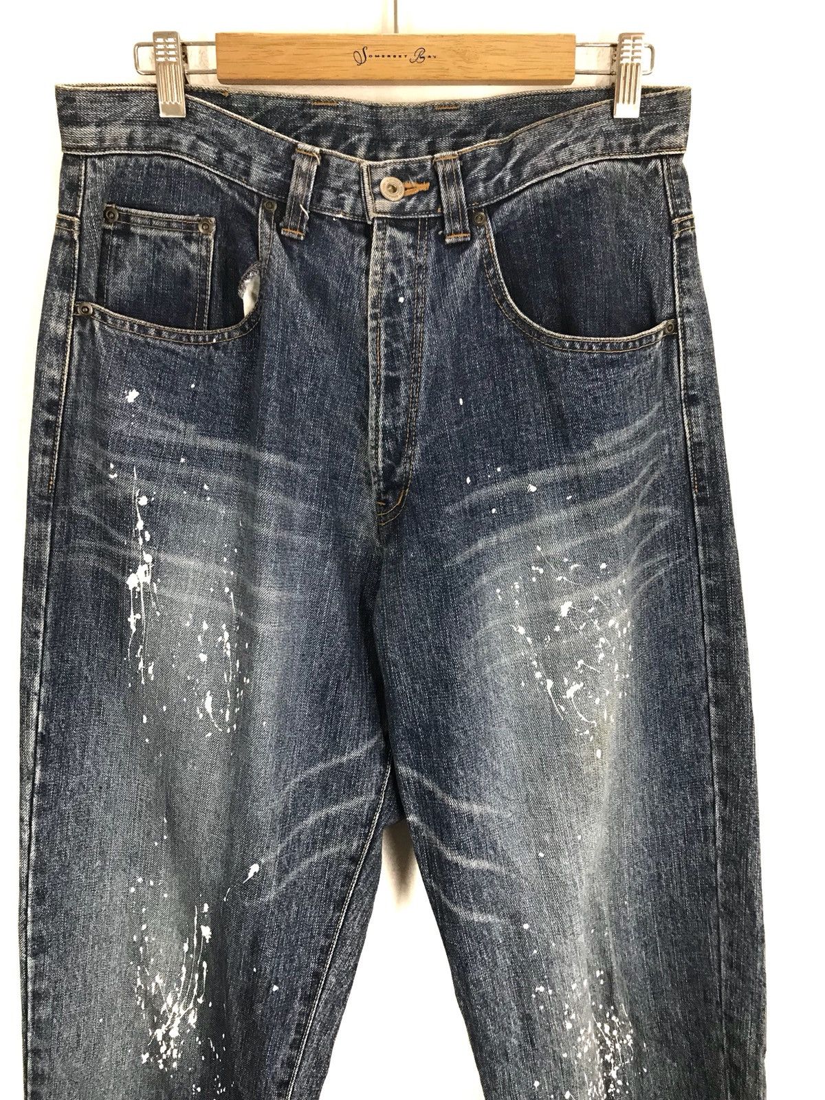 Kapital Vintage SEHM Japan Painted Denim Jeans Size US 32 / EU 48 - 2 Thumbnail
