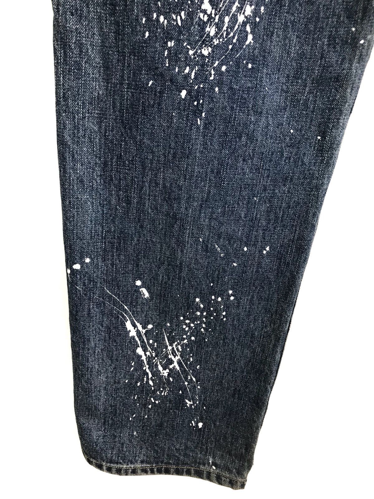 Kapital Vintage SEHM Japan Painted Denim Jeans Size US 32 / EU 48 - 10 Thumbnail