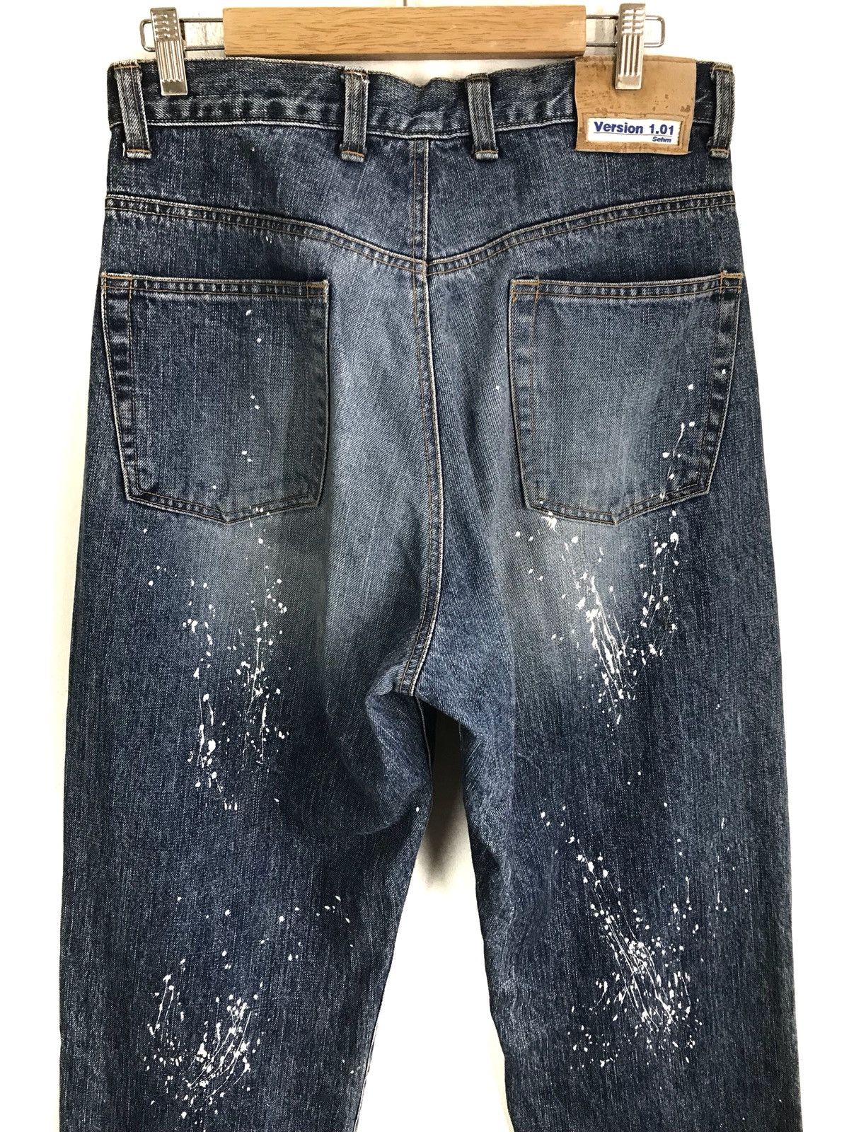 Kapital Vintage SEHM Japan Painted Denim Jeans Size US 32 / EU 48 - 8 Thumbnail