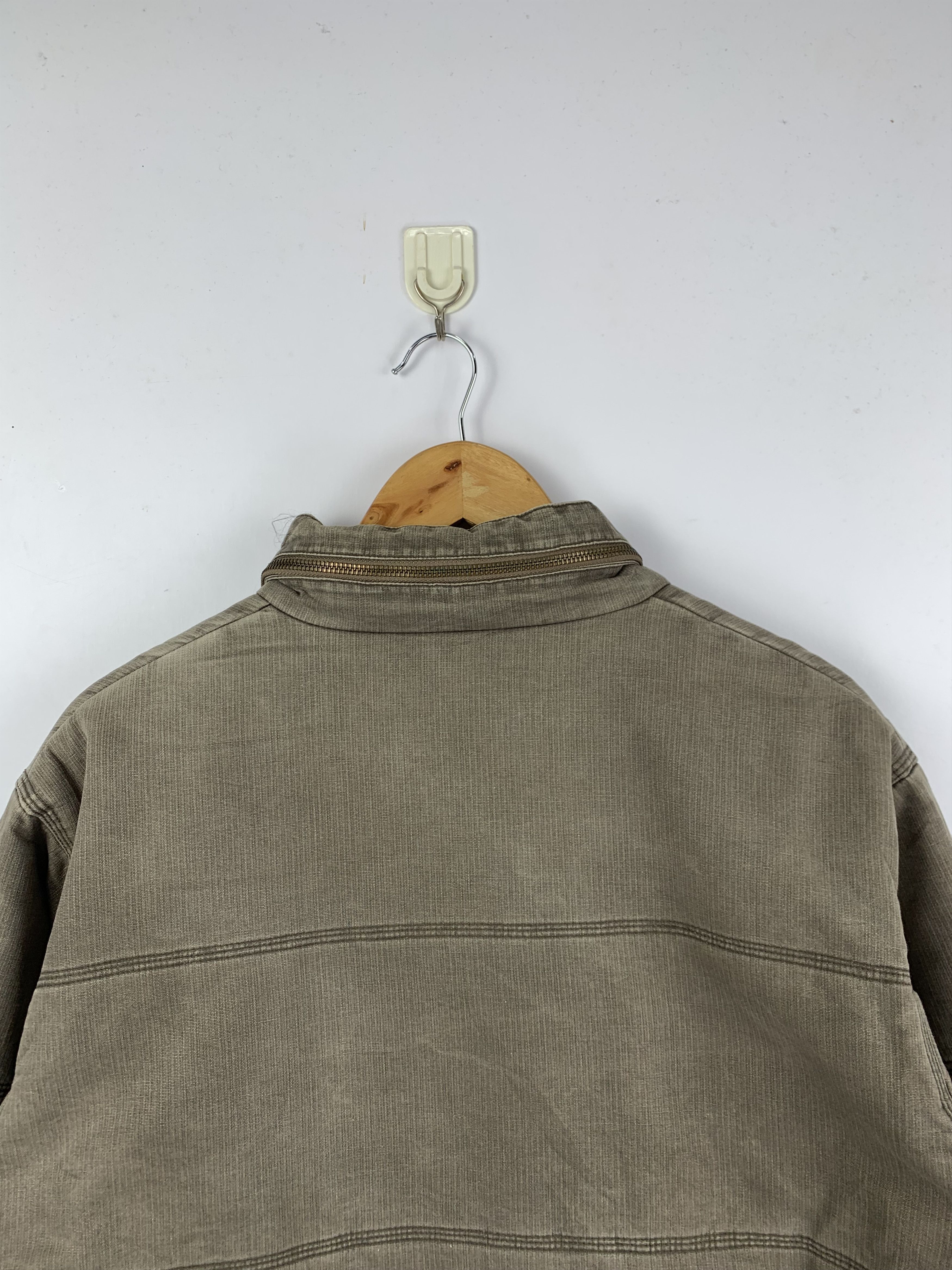 Japanese Brand Vintage Radmess Men Zip Up Multi Pocket Tinder Waxed Jacket Size US L / EU 52-54 / 3 - 5 Thumbnail