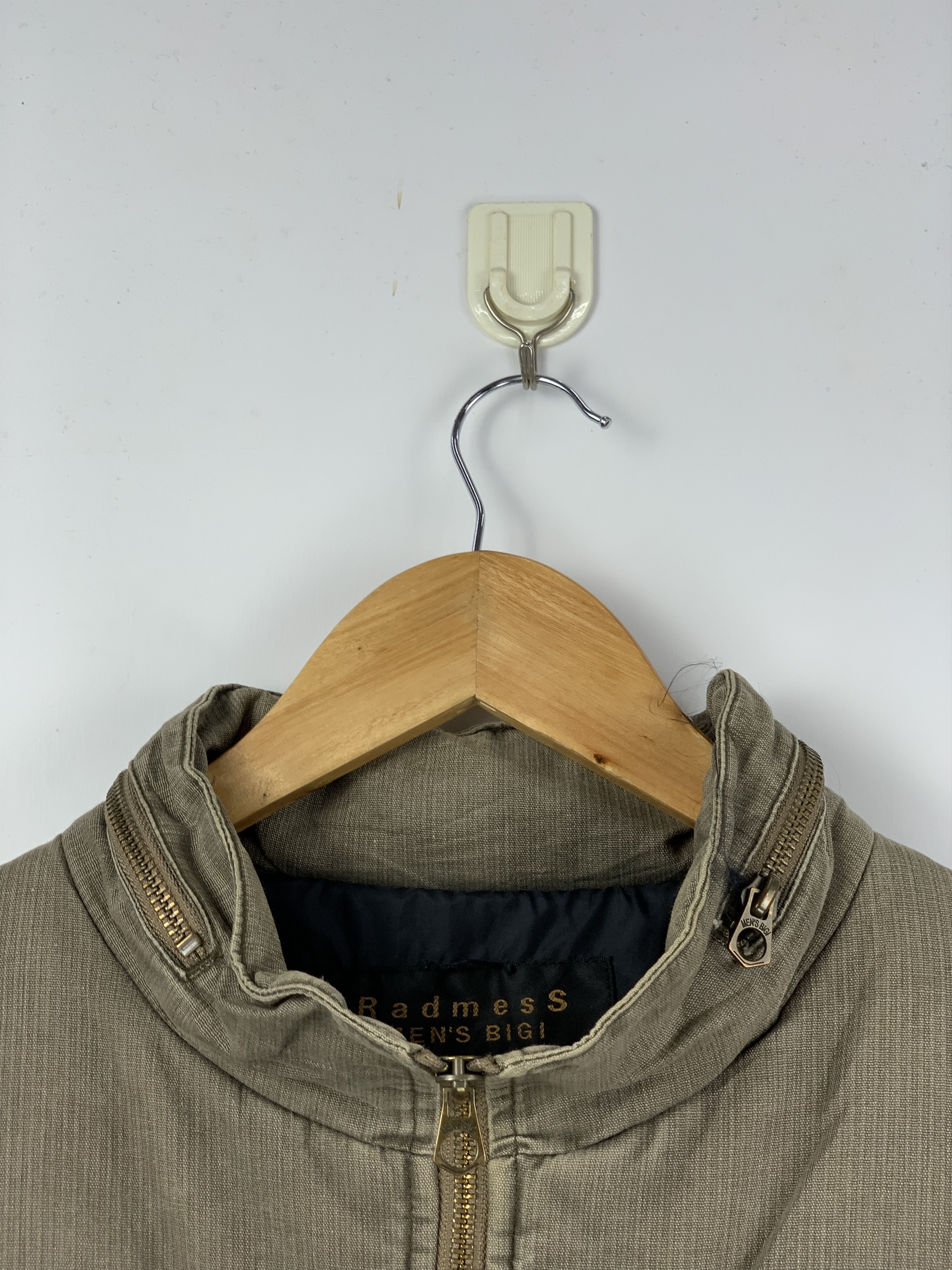 Japanese Brand Vintage Radmess Men Zip Up Multi Pocket Tinder Waxed Jacket Size US L / EU 52-54 / 3 - 2 Thumbnail