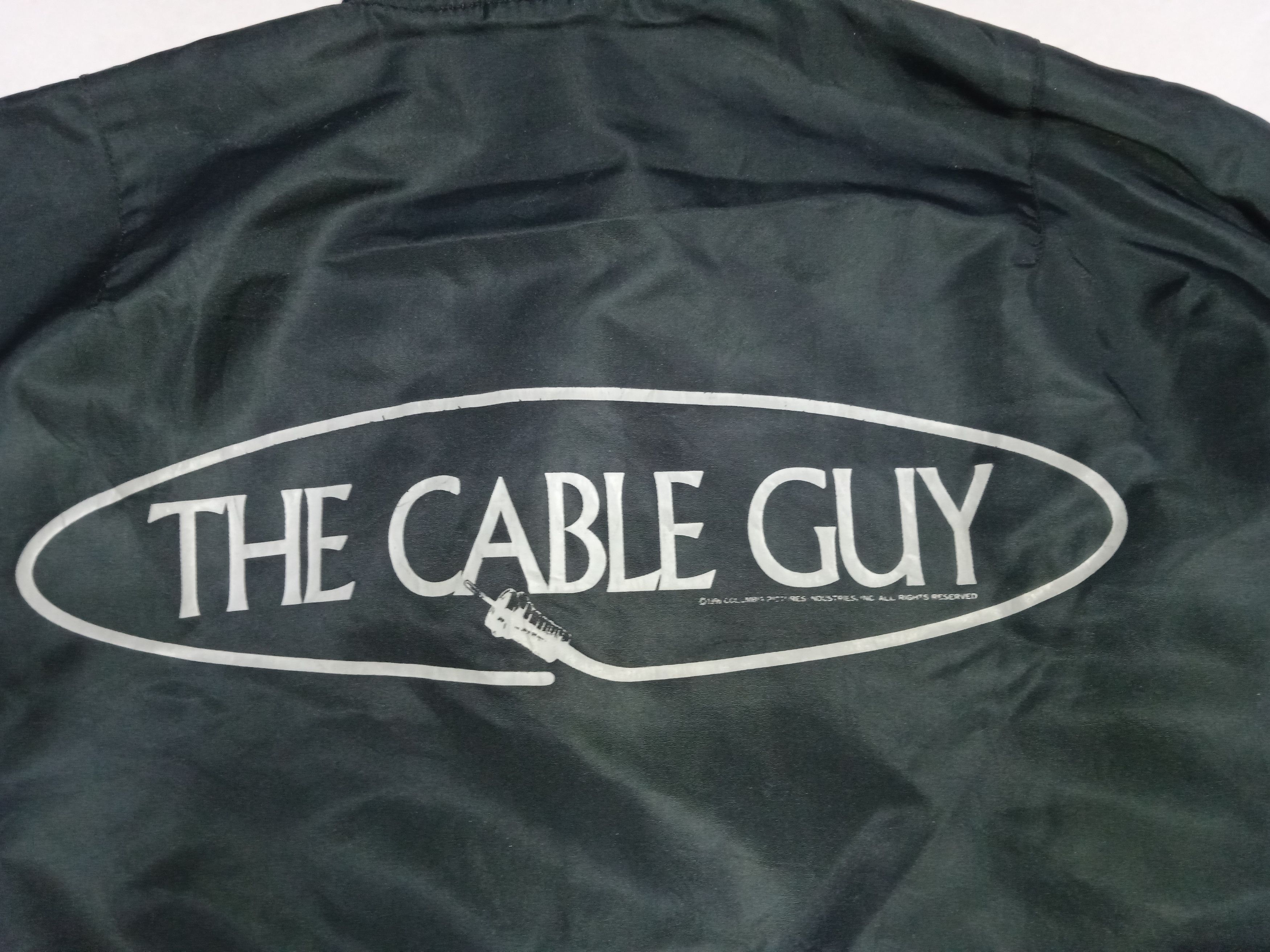 Vintage Vintage 90s The Cable Guy Jim Carey MA1 Bomber Jacket Size US XL / EU 56 / 4 - 5 Thumbnail