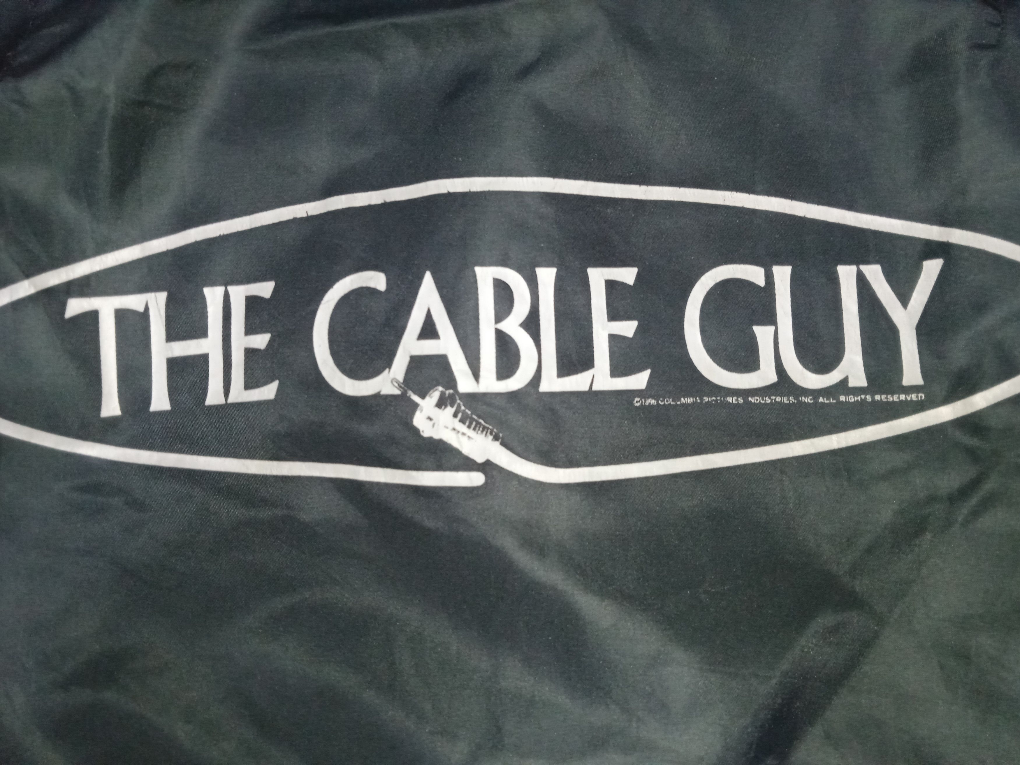 Vintage Vintage 90s The Cable Guy Jim Carey MA1 Bomber Jacket Size US XL / EU 56 / 4 - 6 Thumbnail