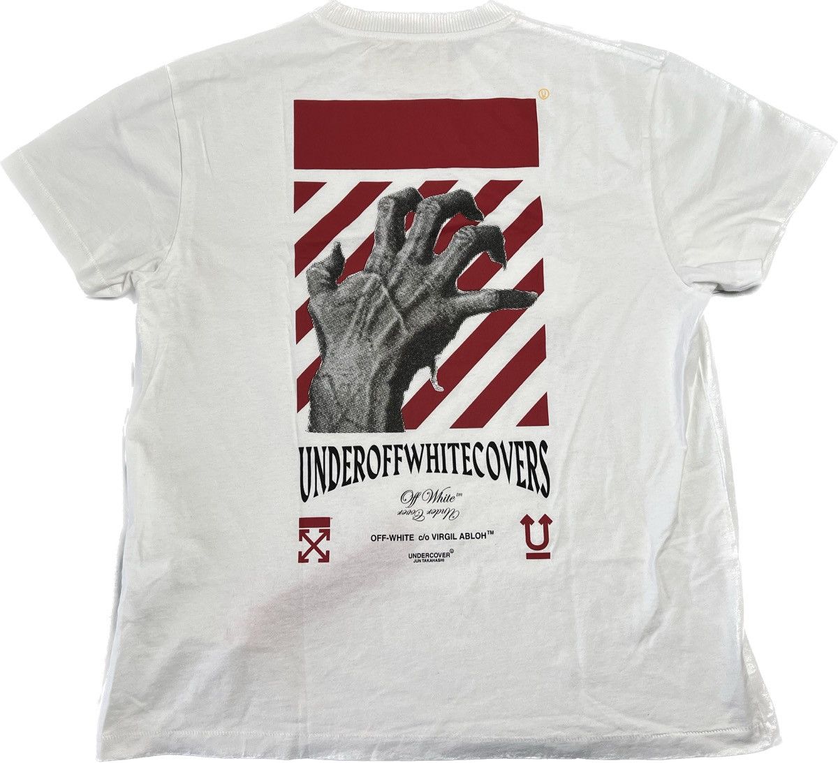 Undercover OFF-WHITE × UNDERCOVER HAND DART S/S T-SHIRT SMALL