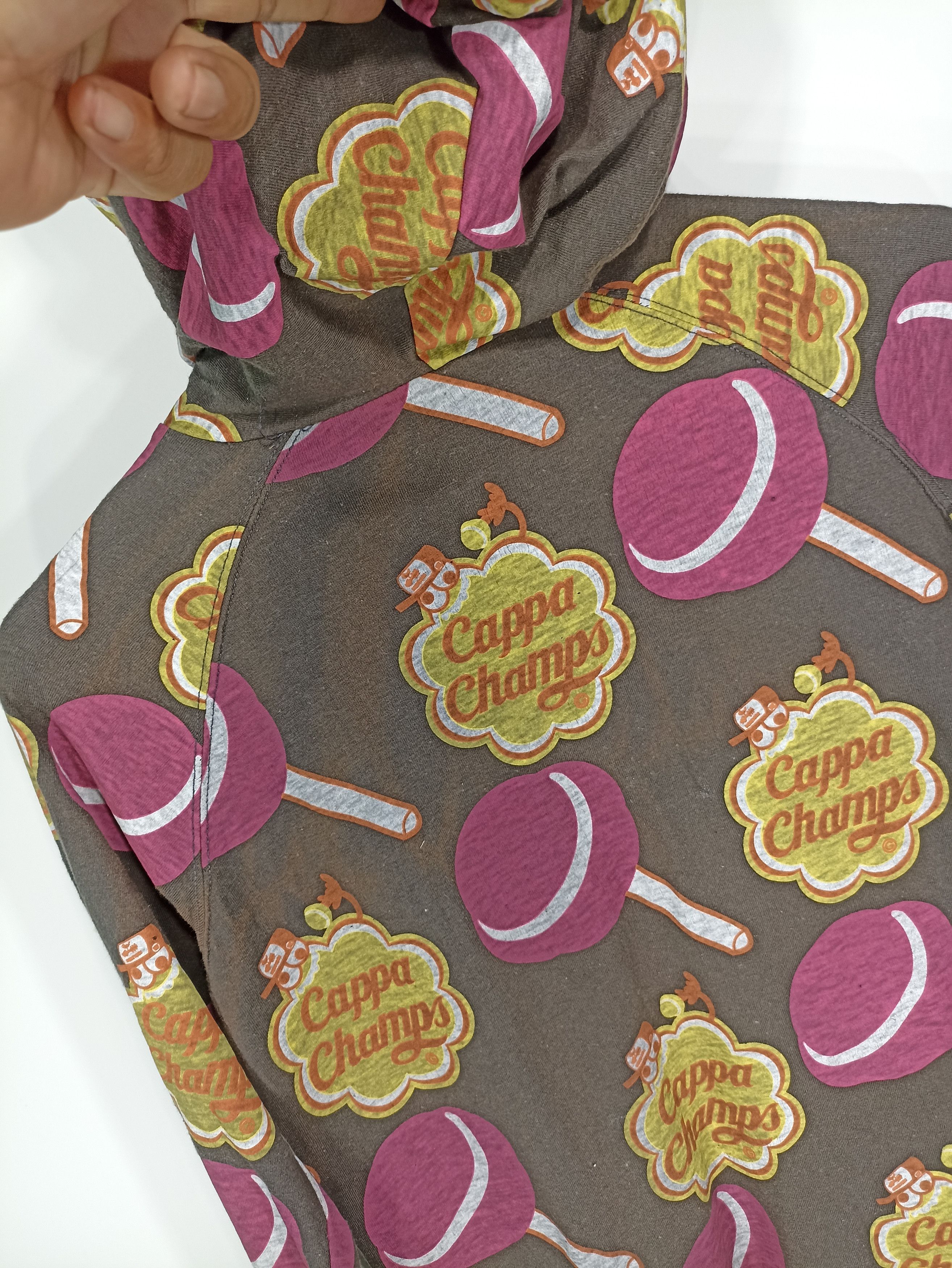 Japanese Brand × Vintage Vintage sun faded Jam Works hoodie full print Size M / US 6-8 / IT 42-44 - 3 Thumbnail