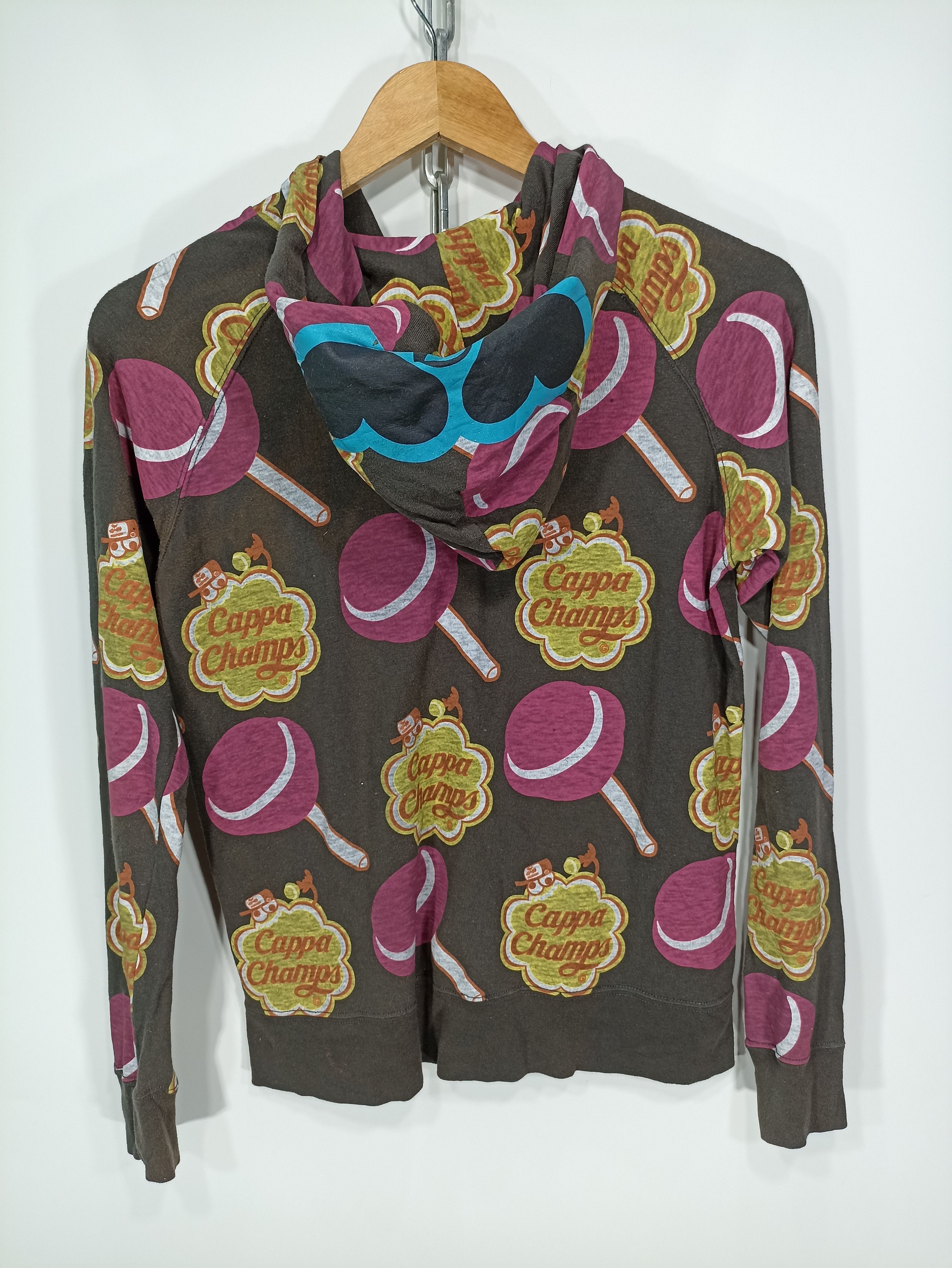 Japanese Brand × Vintage Vintage sun faded Jam Works hoodie full print Size M / US 6-8 / IT 42-44 - 2 Thumbnail