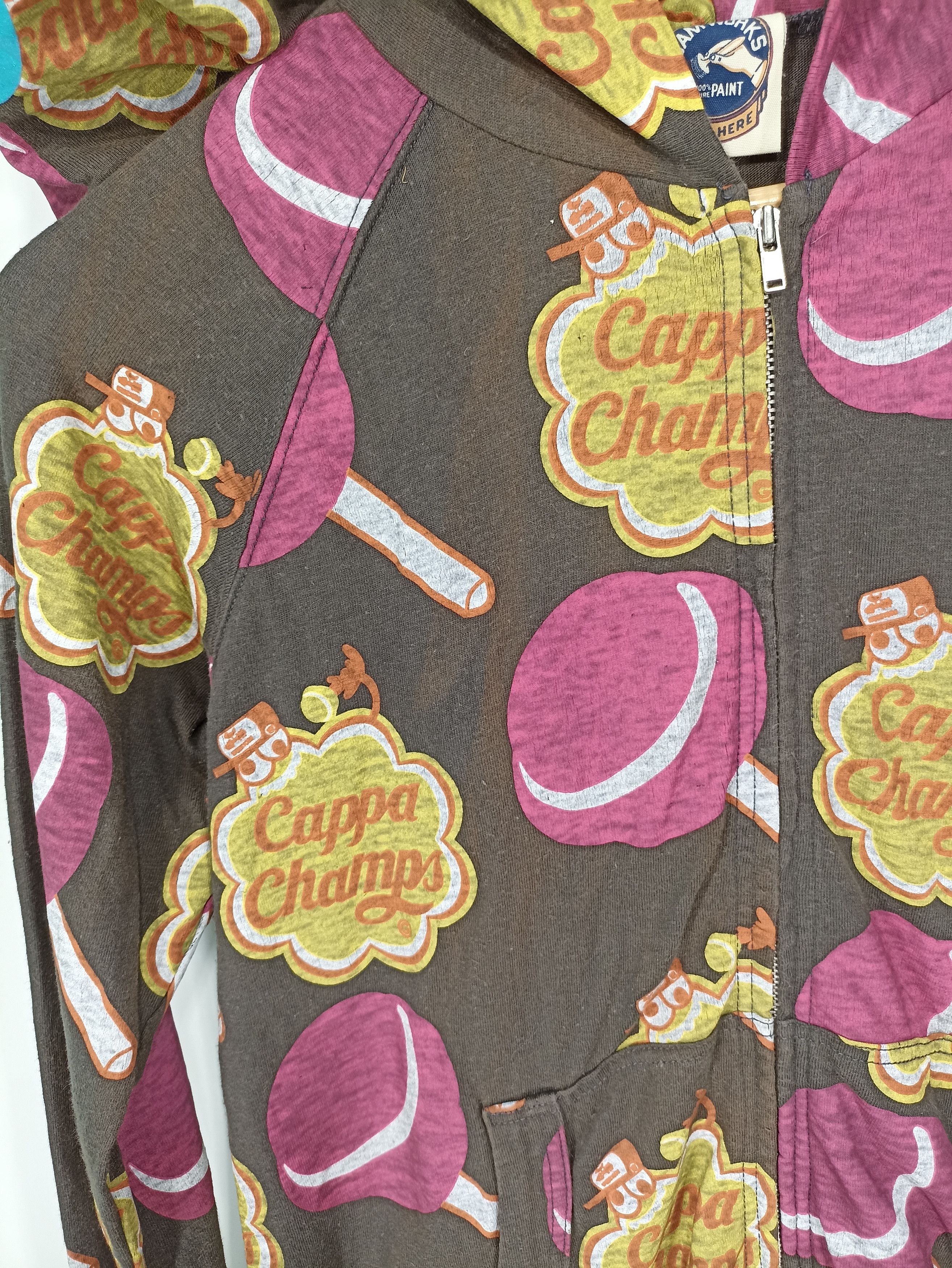 Japanese Brand × Vintage Vintage sun faded Jam Works hoodie full print Size M / US 6-8 / IT 42-44 - 4 Thumbnail