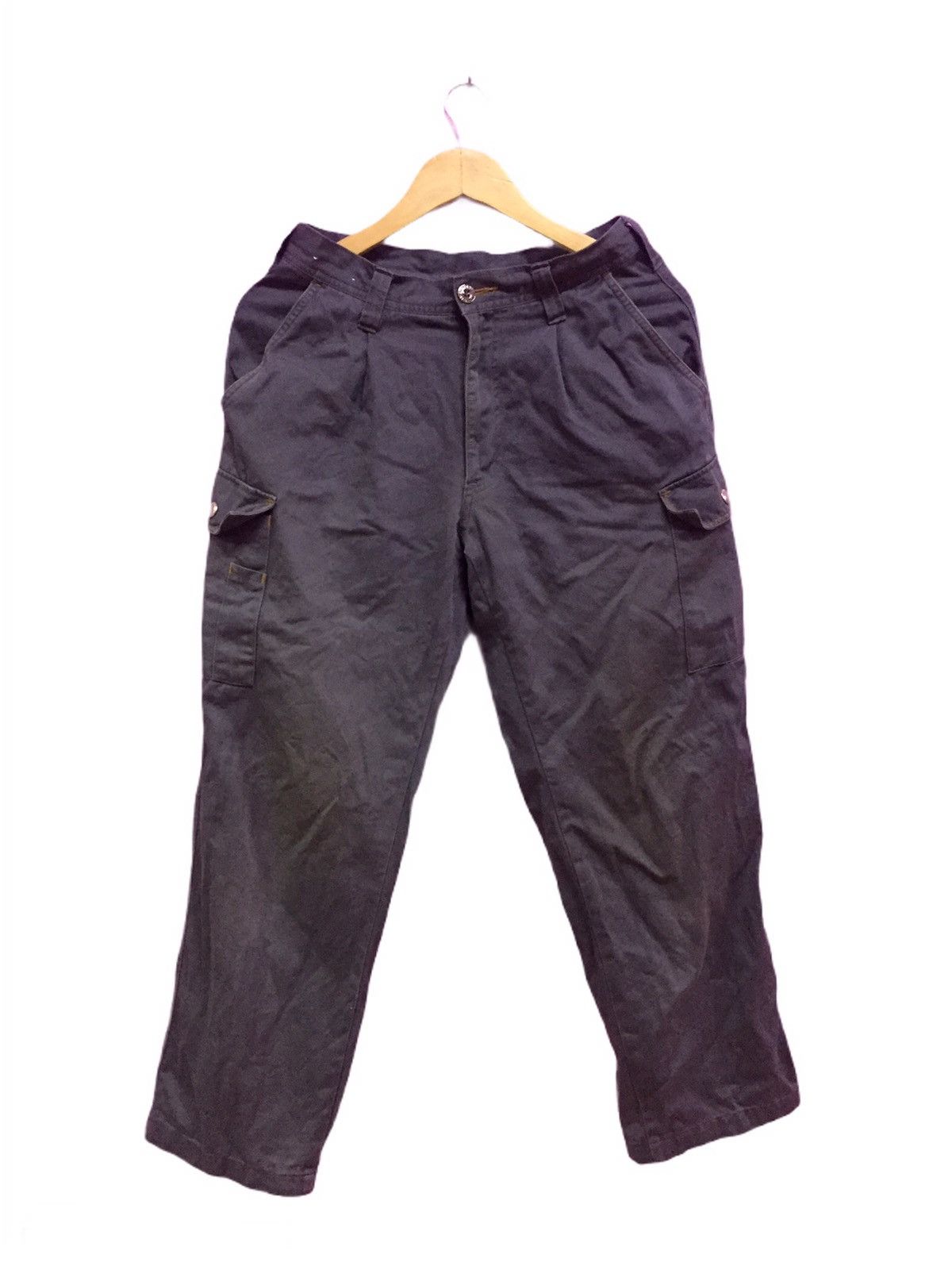 Japanese Brand Vintage Gin Washi Cargo Pants Size US 30 / EU 46 - 1 Thumbnail
