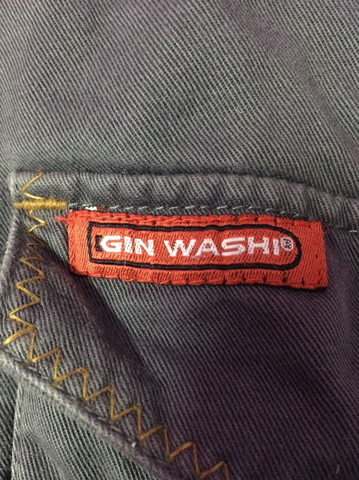 Japanese Brand Vintage Gin Washi Cargo Pants Size US 30 / EU 46 - 3 Thumbnail