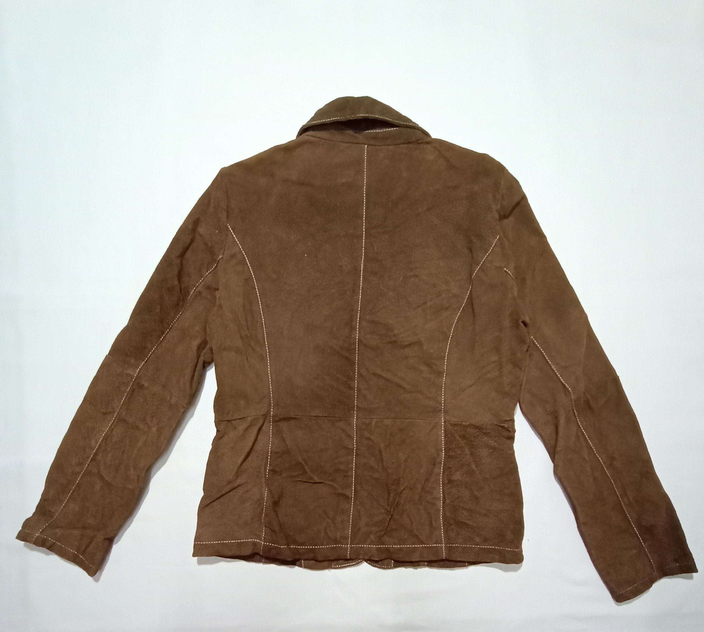 rue21 Rue21 Brown Leather Jacket Hype Style Size S / US 4 / IT 40 - 2 Thumbnail
