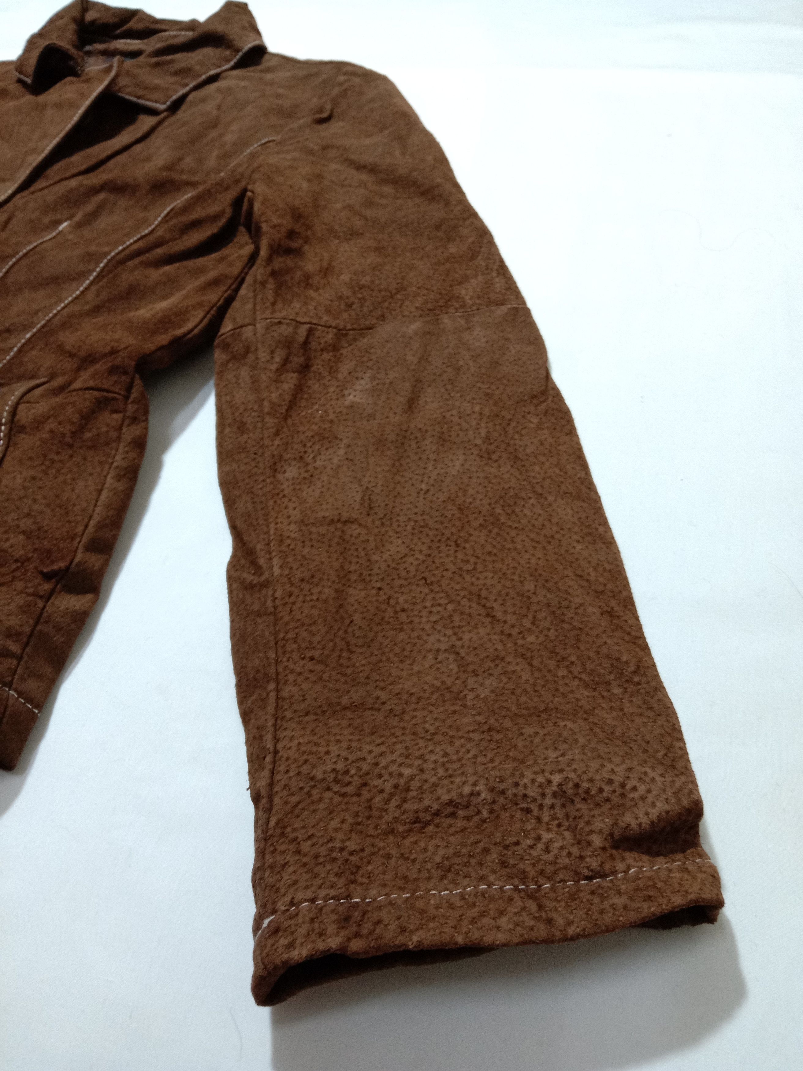 rue21 Rue21 Brown Leather Jacket Hype Style Size S / US 4 / IT 40 - 4 Thumbnail