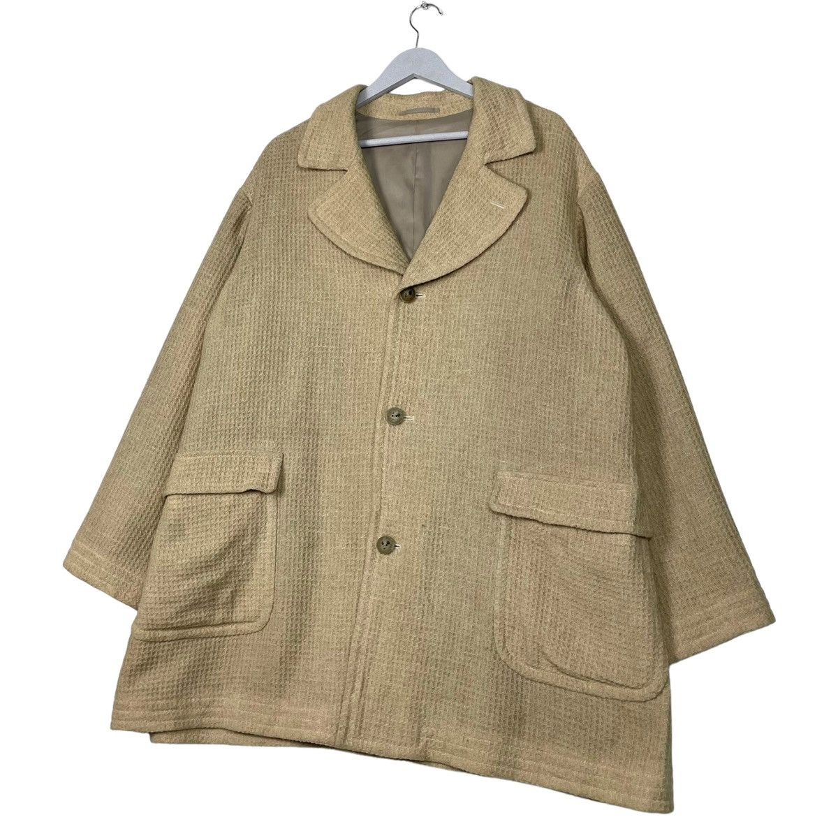 Issey Miyake × Japanese Brand × Tete Homme 💥TETE HOMME JAPAN BUTTON WAFFLE JACKET Size US M / EU 48-50 / 2 - 2 Thumbnail