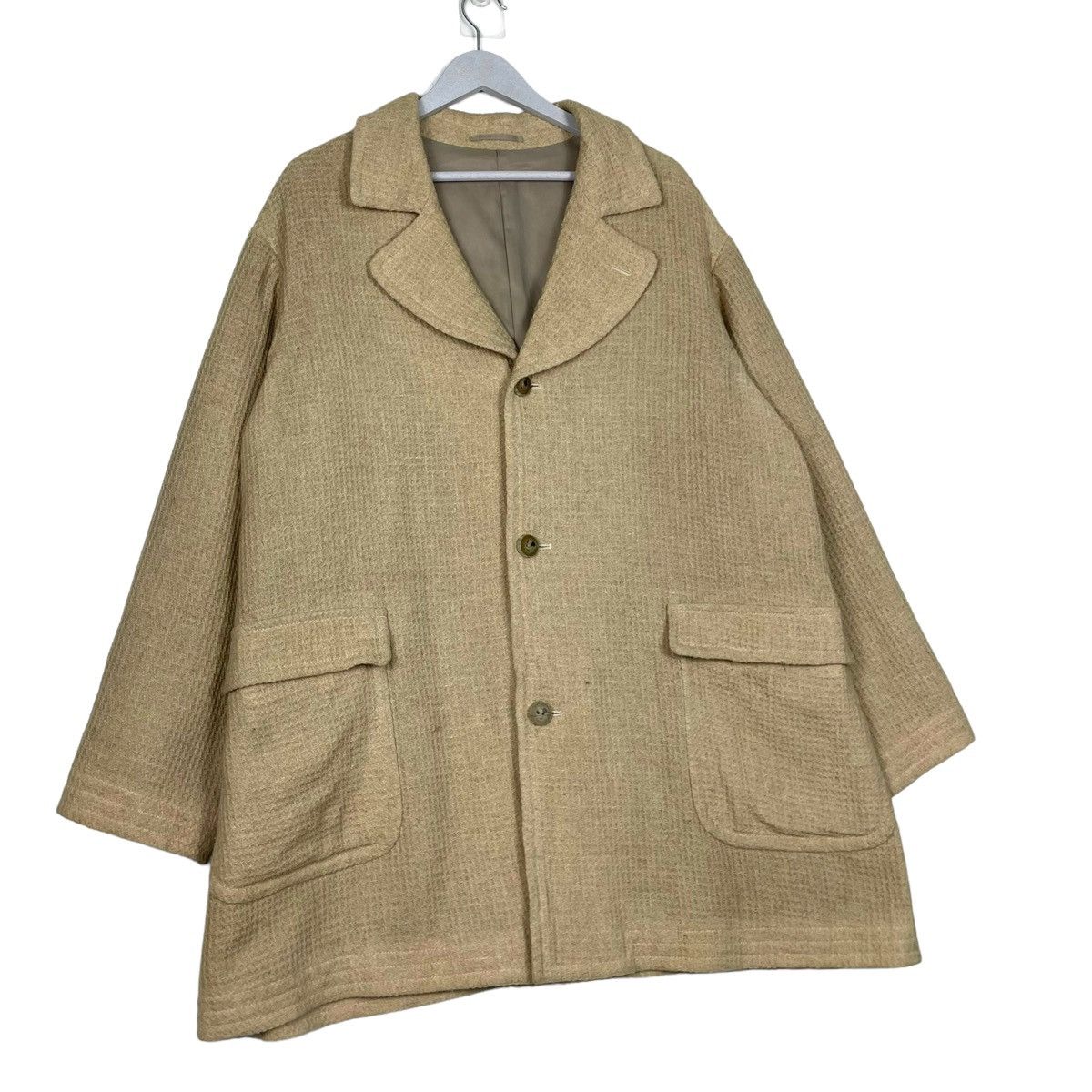 Issey Miyake × Japanese Brand × Tete Homme 💥TETE HOMME JAPAN BUTTON WAFFLE JACKET Size US M / EU 48-50 / 2 - 3 Thumbnail