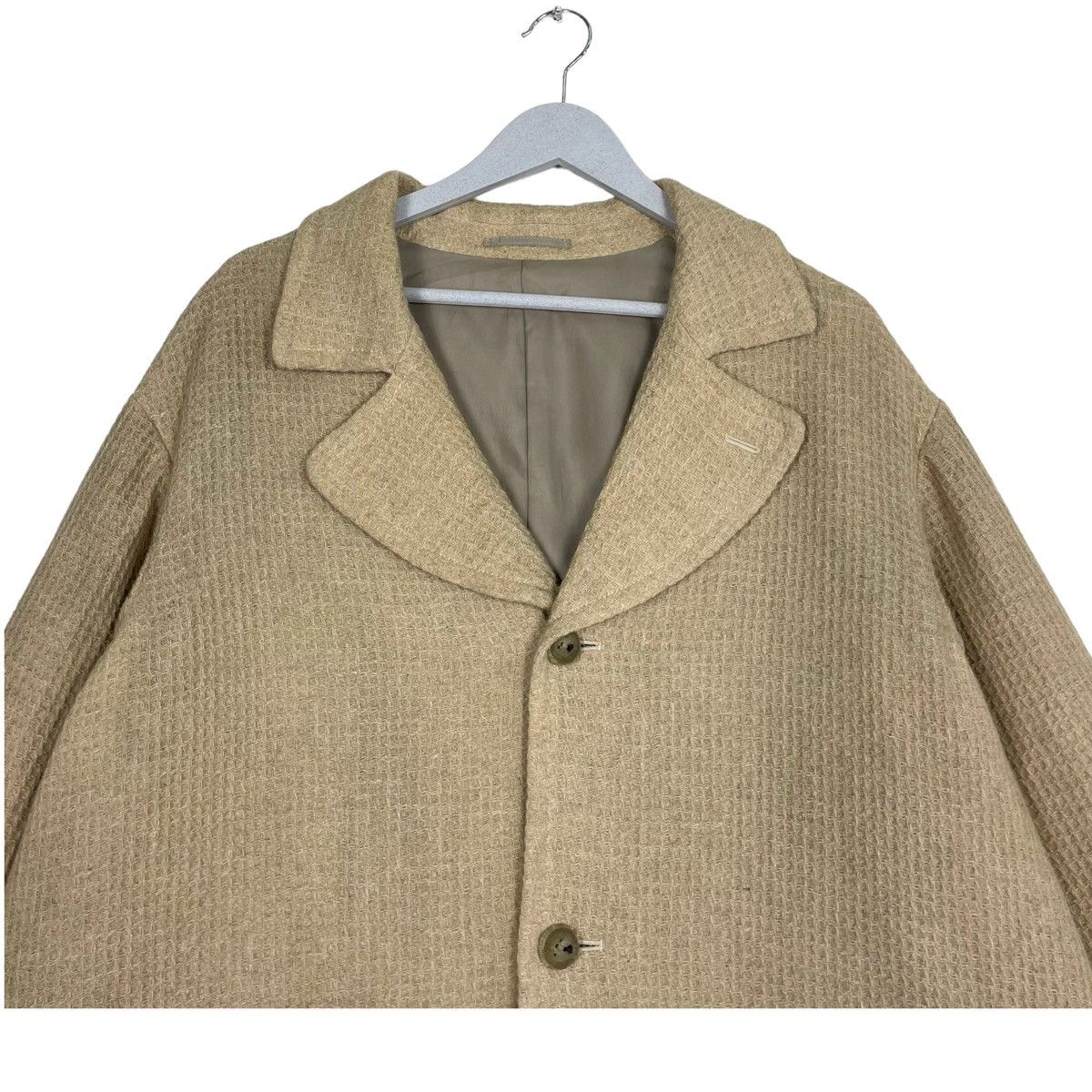 Issey Miyake × Japanese Brand × Tete Homme 💥TETE HOMME JAPAN BUTTON WAFFLE JACKET Size US M / EU 48-50 / 2 - 5 Thumbnail