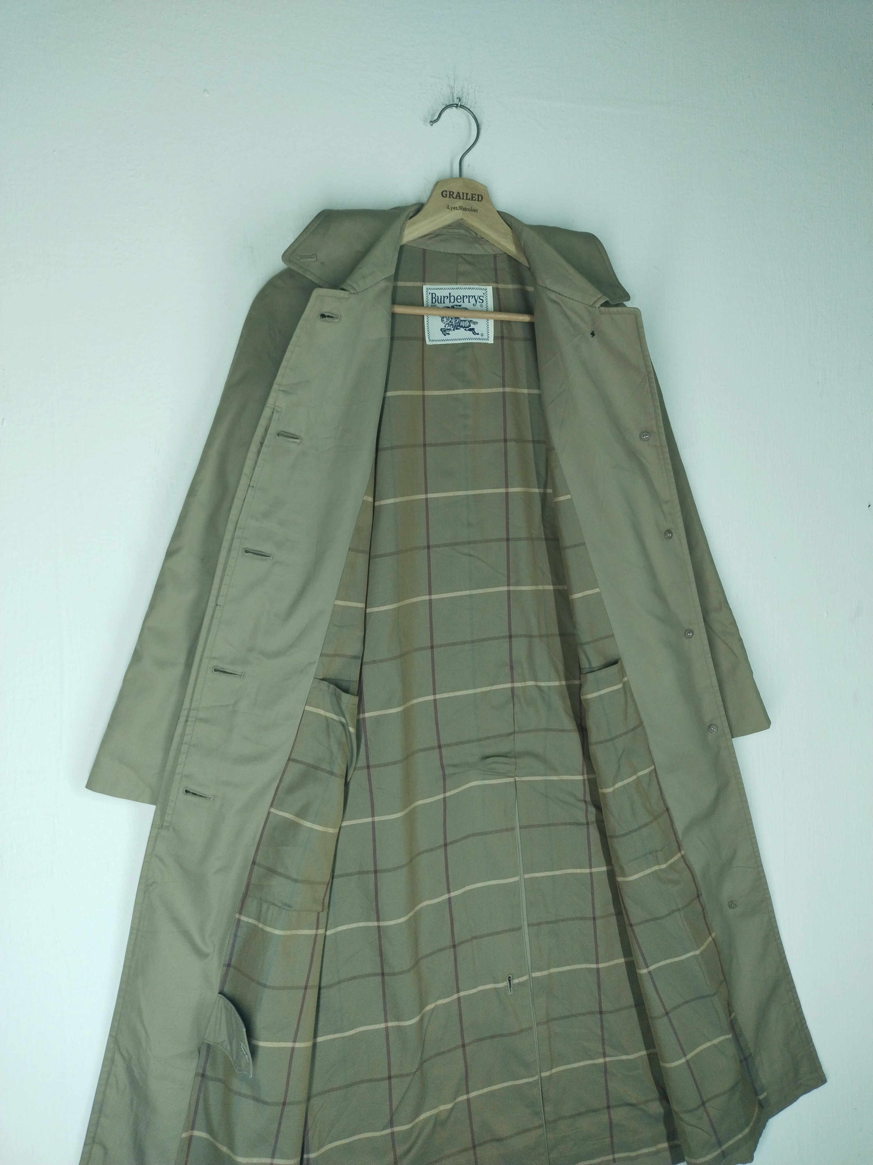 Burberry VTG 90s TRENCH COAT JACKET Size US M / EU 48-50 / 2 - 2 Thumbnail