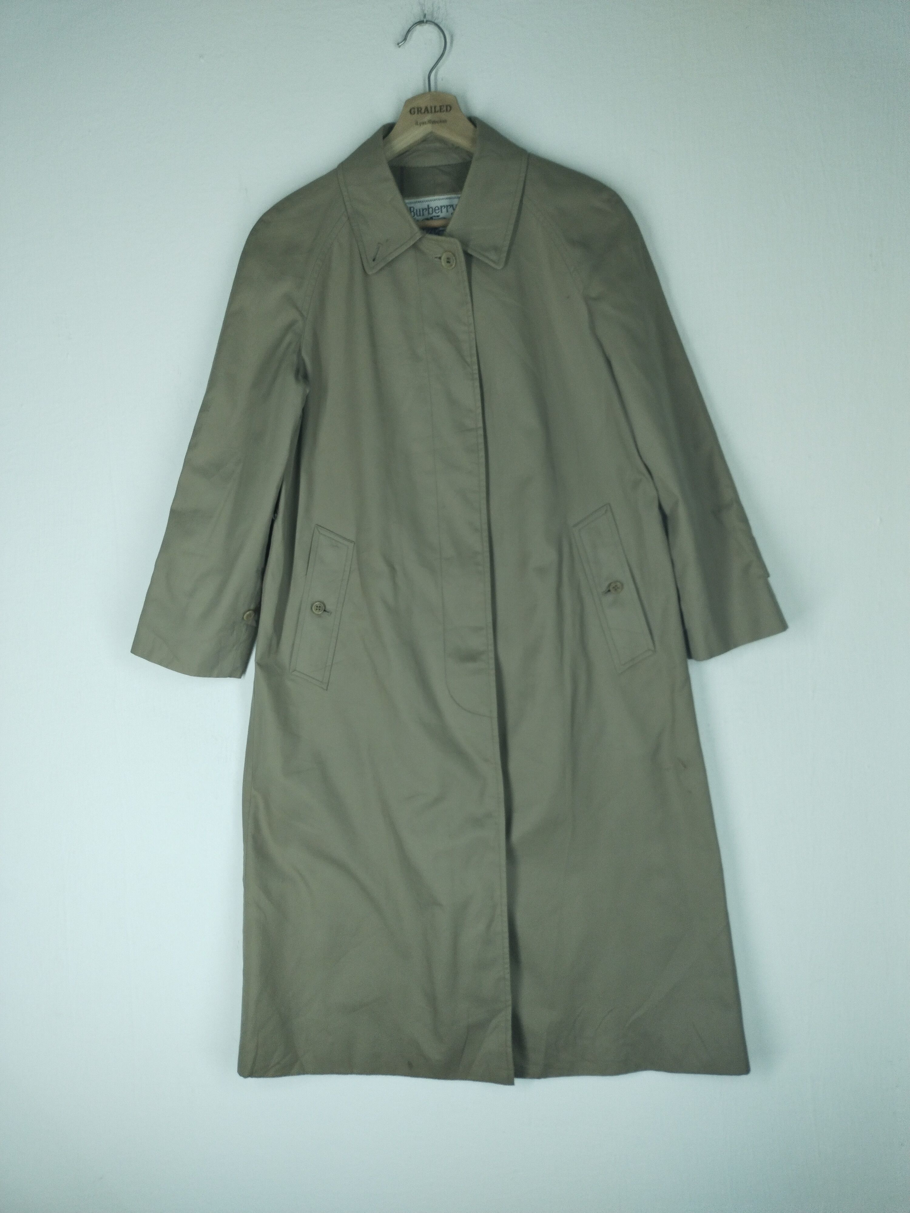 Burberry VTG 90s TRENCH COAT JACKET Size US M / EU 48-50 / 2 - 9 Thumbnail