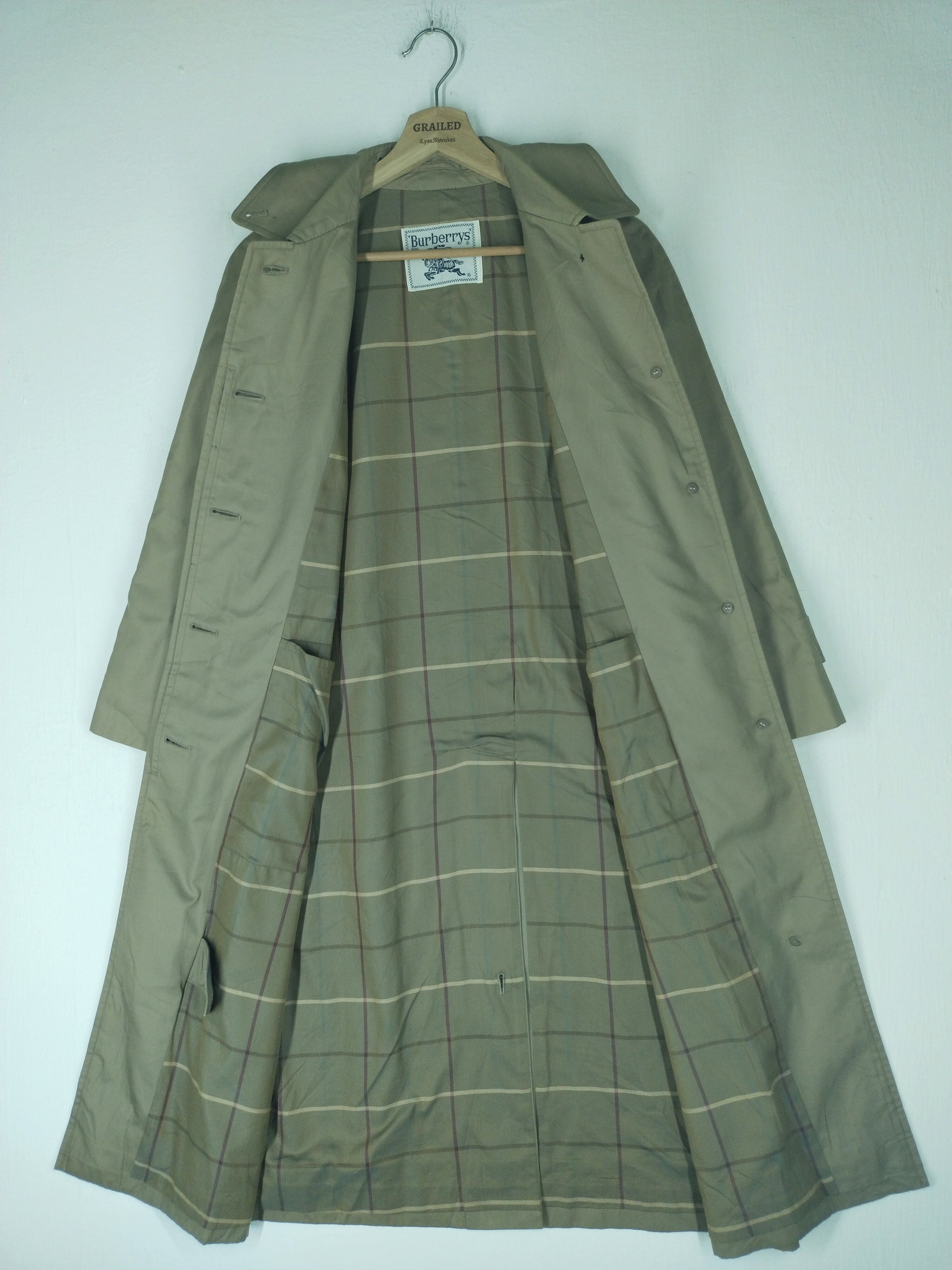 Burberry VTG 90s TRENCH COAT JACKET Size US M / EU 48-50 / 2 - 4 Thumbnail
