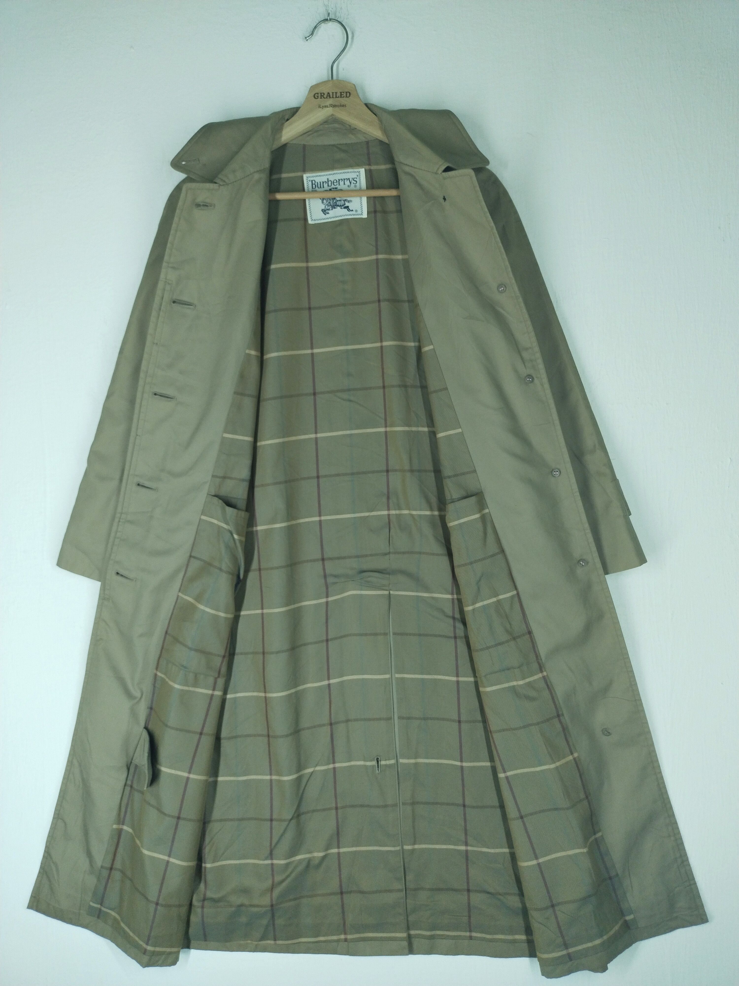 Burberry VTG 90s TRENCH COAT JACKET Size US M / EU 48-50 / 2 - 3 Thumbnail