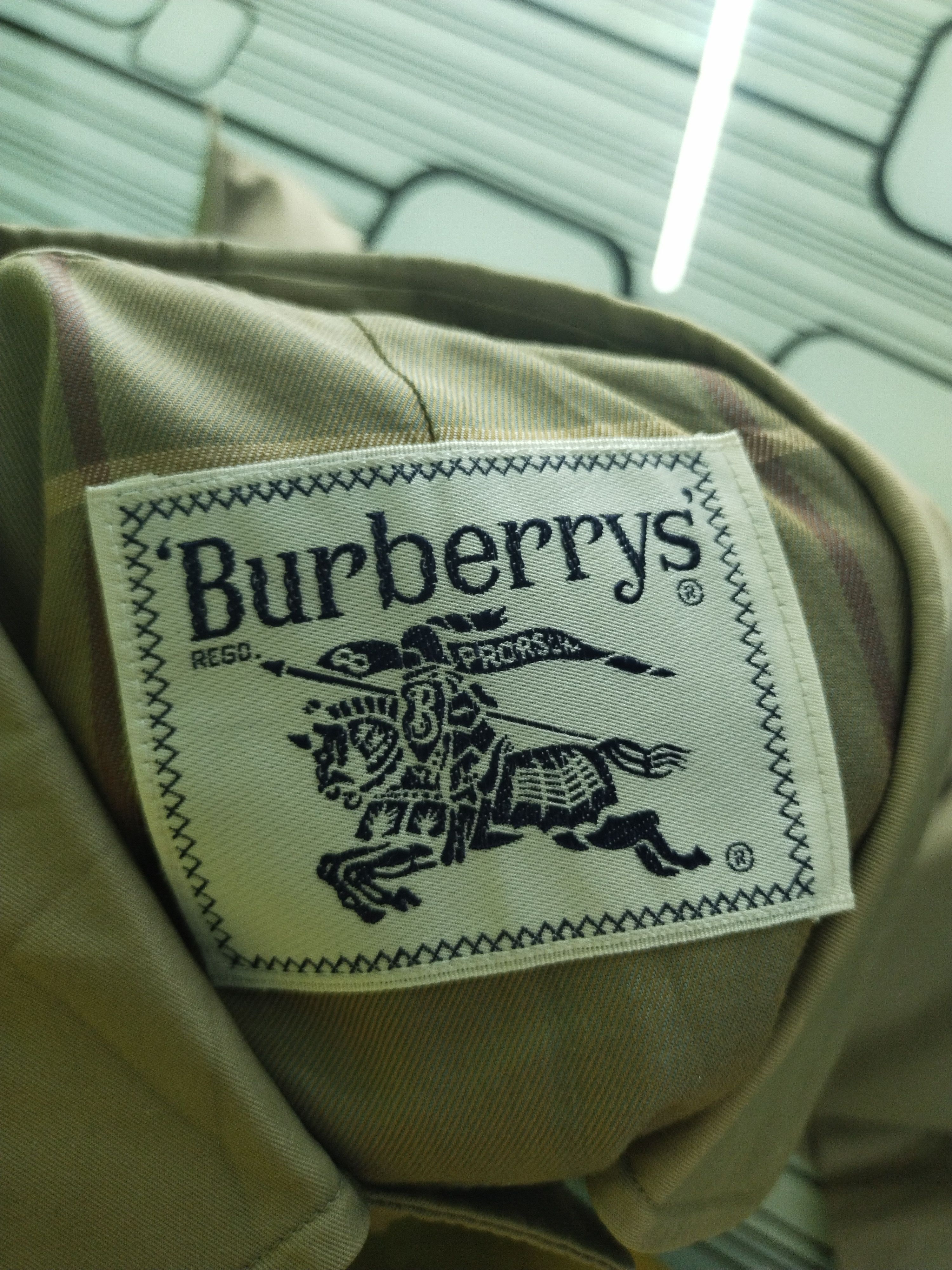 Burberry VTG 90s TRENCH COAT JACKET Size US M / EU 48-50 / 2 - 10 Thumbnail