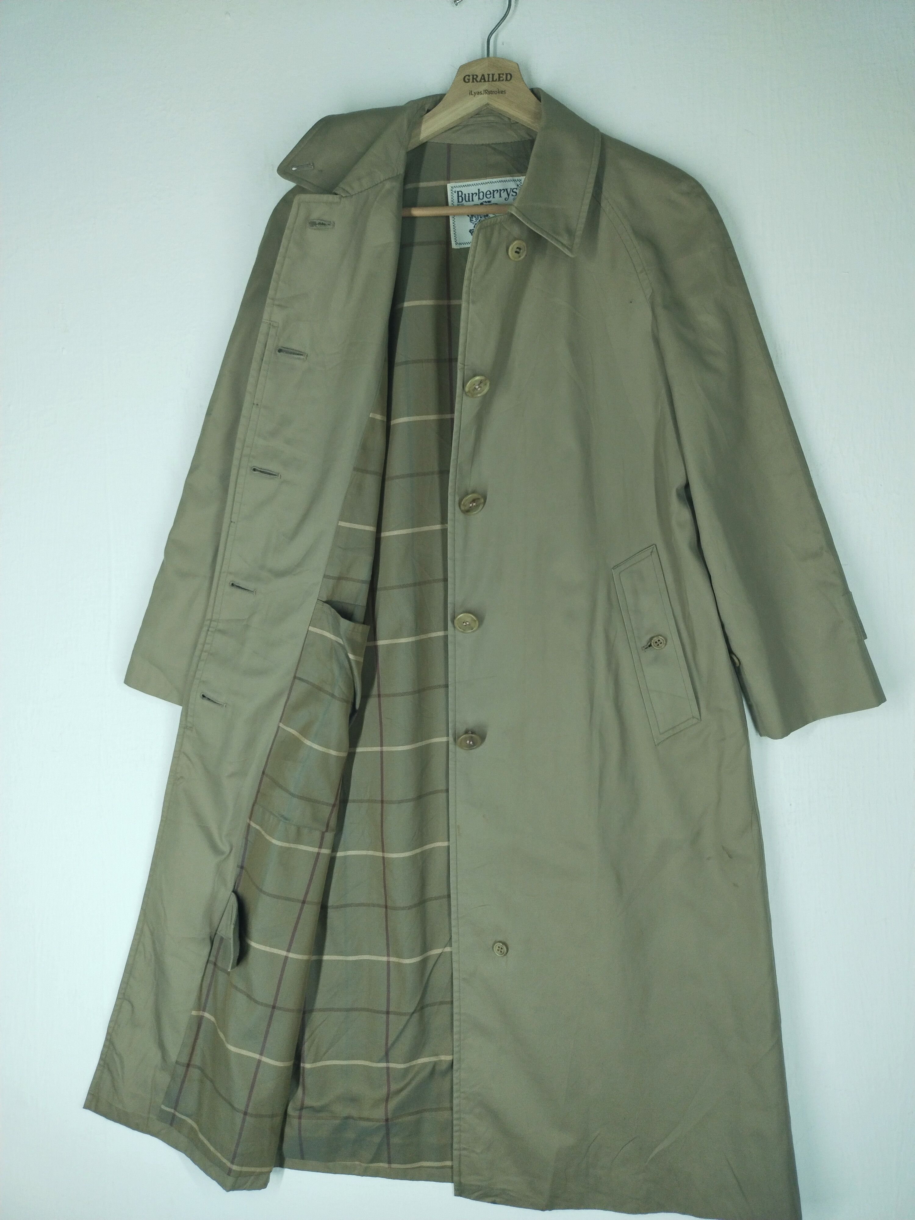 Burberry VTG 90s TRENCH COAT JACKET Size US M / EU 48-50 / 2 - 1 Thumbnail