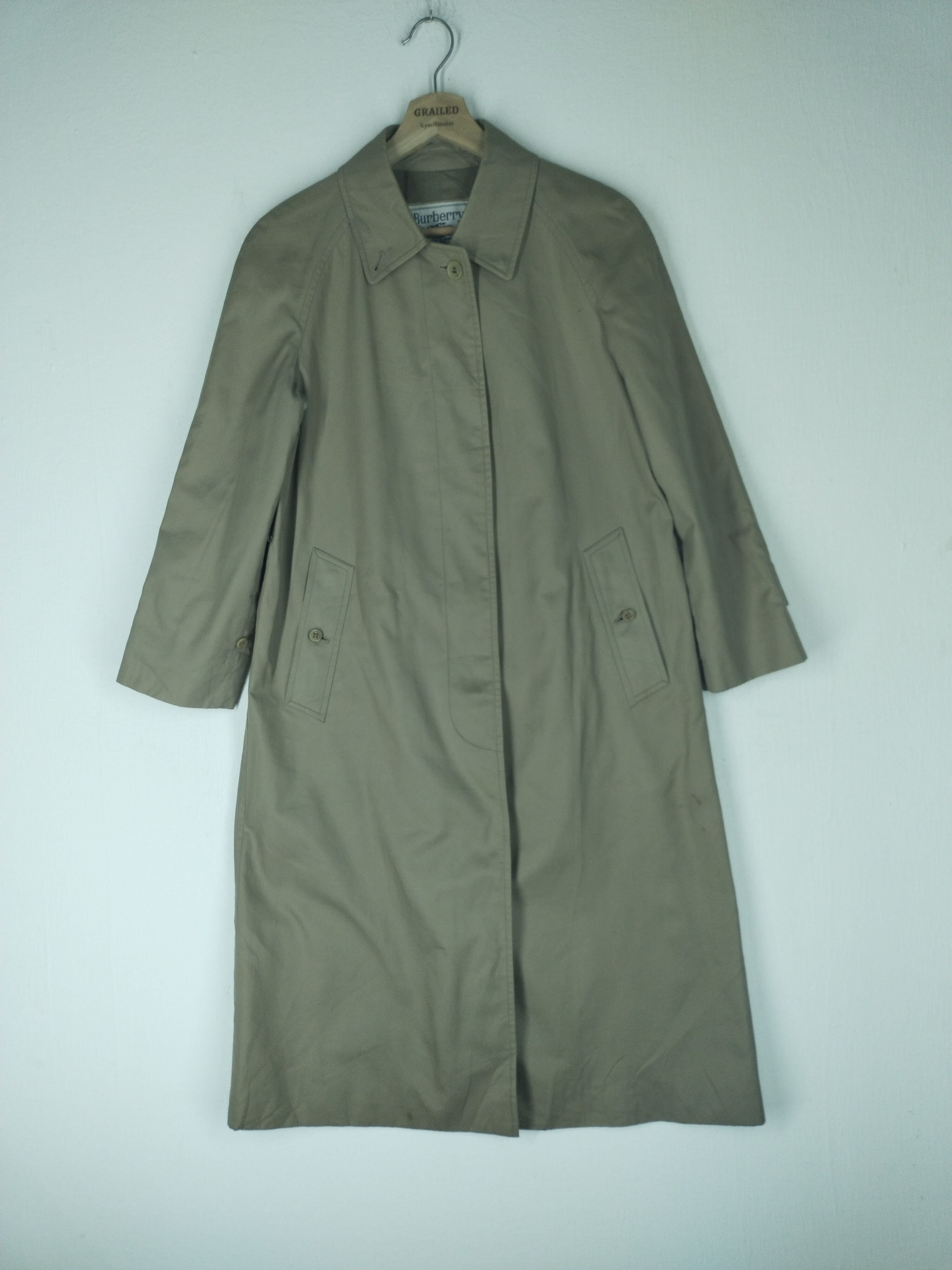 Burberry VTG 90s TRENCH COAT JACKET Size US M / EU 48-50 / 2 - 8 Thumbnail