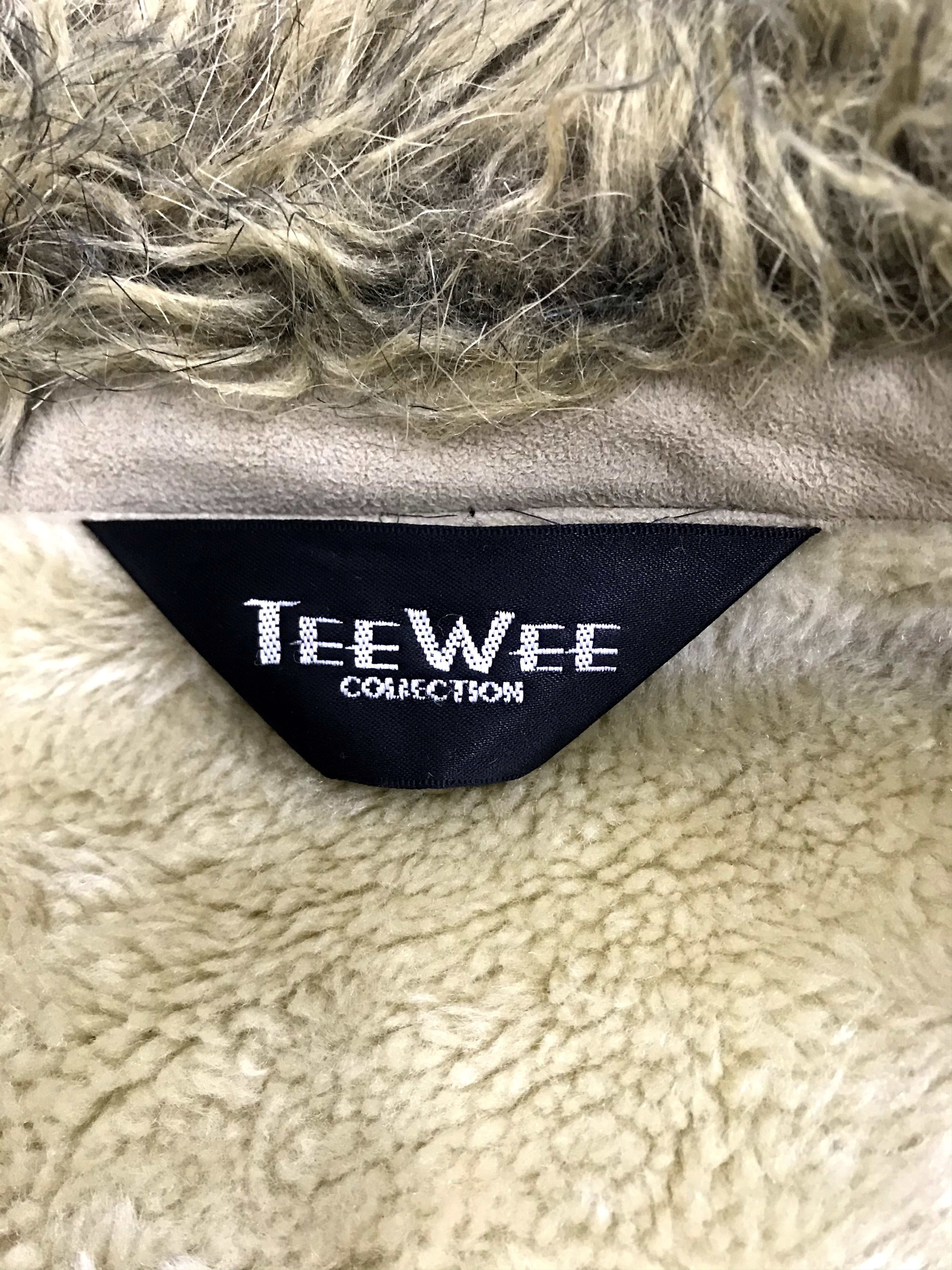 Vintage Vintage Tee Wee Collection Leather Sherpa Jacket Wool Size M / US 6-8 / IT 42-44 - 5 Thumbnail