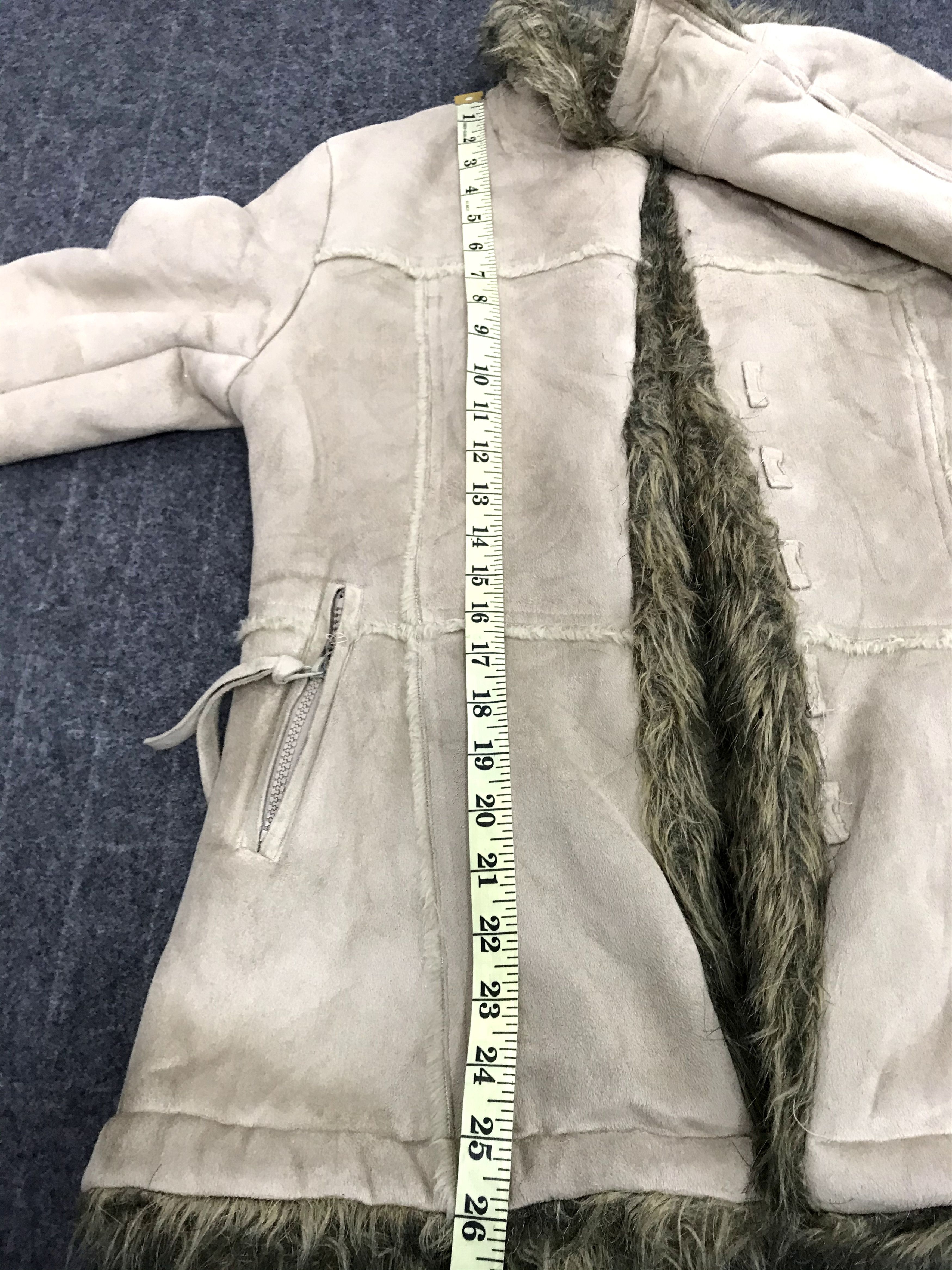 Vintage Vintage Tee Wee Collection Leather Sherpa Jacket Wool Size M / US 6-8 / IT 42-44 - 9 Thumbnail