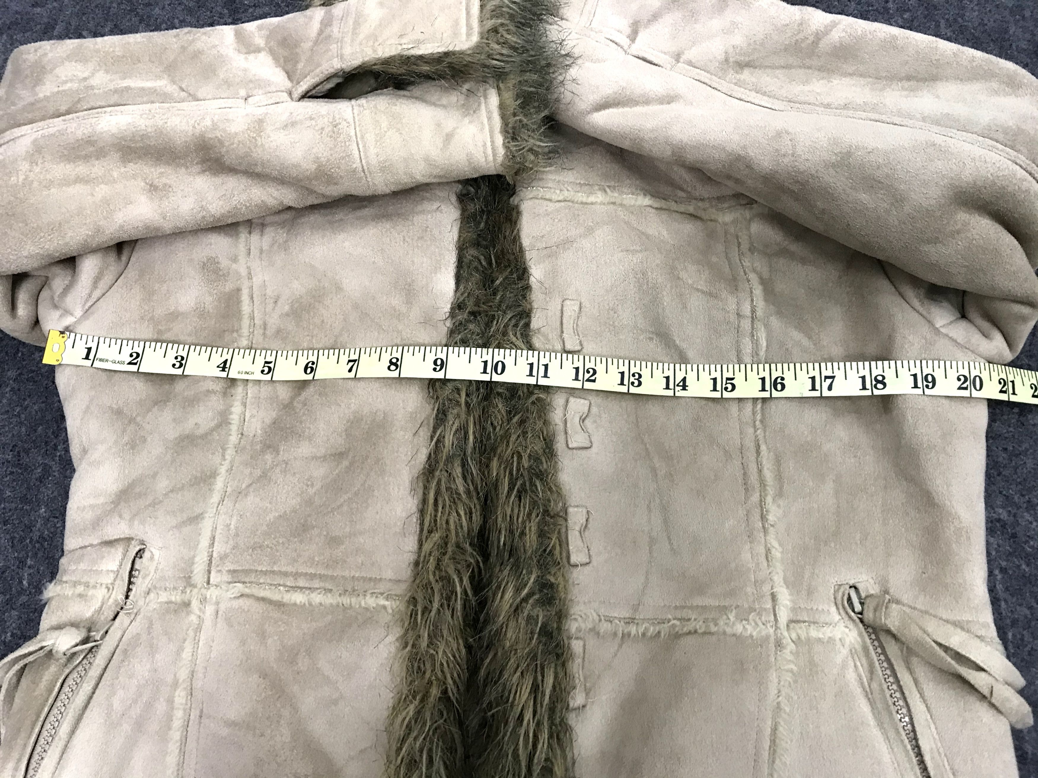 Vintage Vintage Tee Wee Collection Leather Sherpa Jacket Wool Size M / US 6-8 / IT 42-44 - 8 Thumbnail