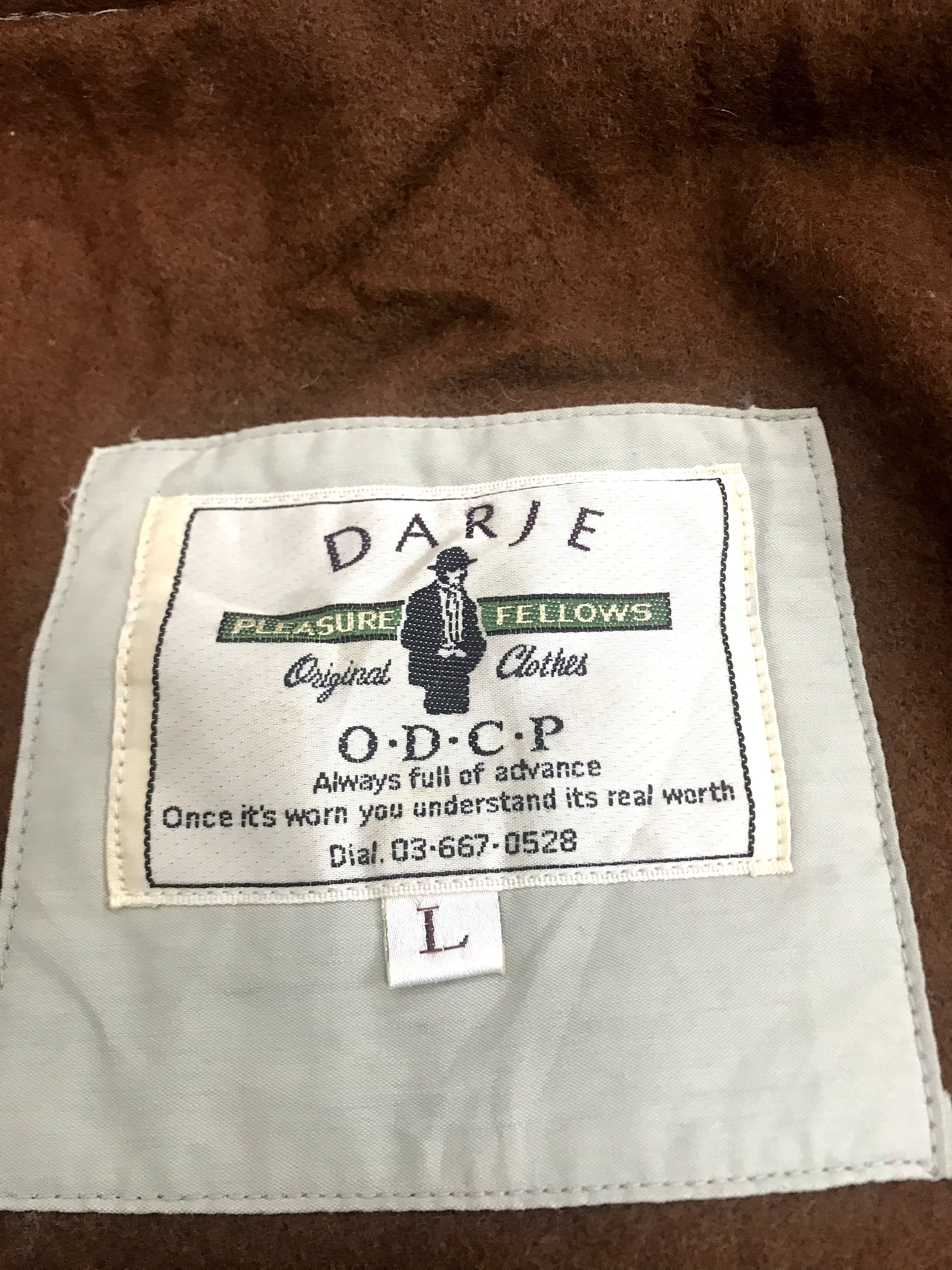 Vintage Vintage Darje O.D.C.P Pleasure Fellows Bomber Work Wear Size US L / EU 52-54 / 3 - 6 Thumbnail