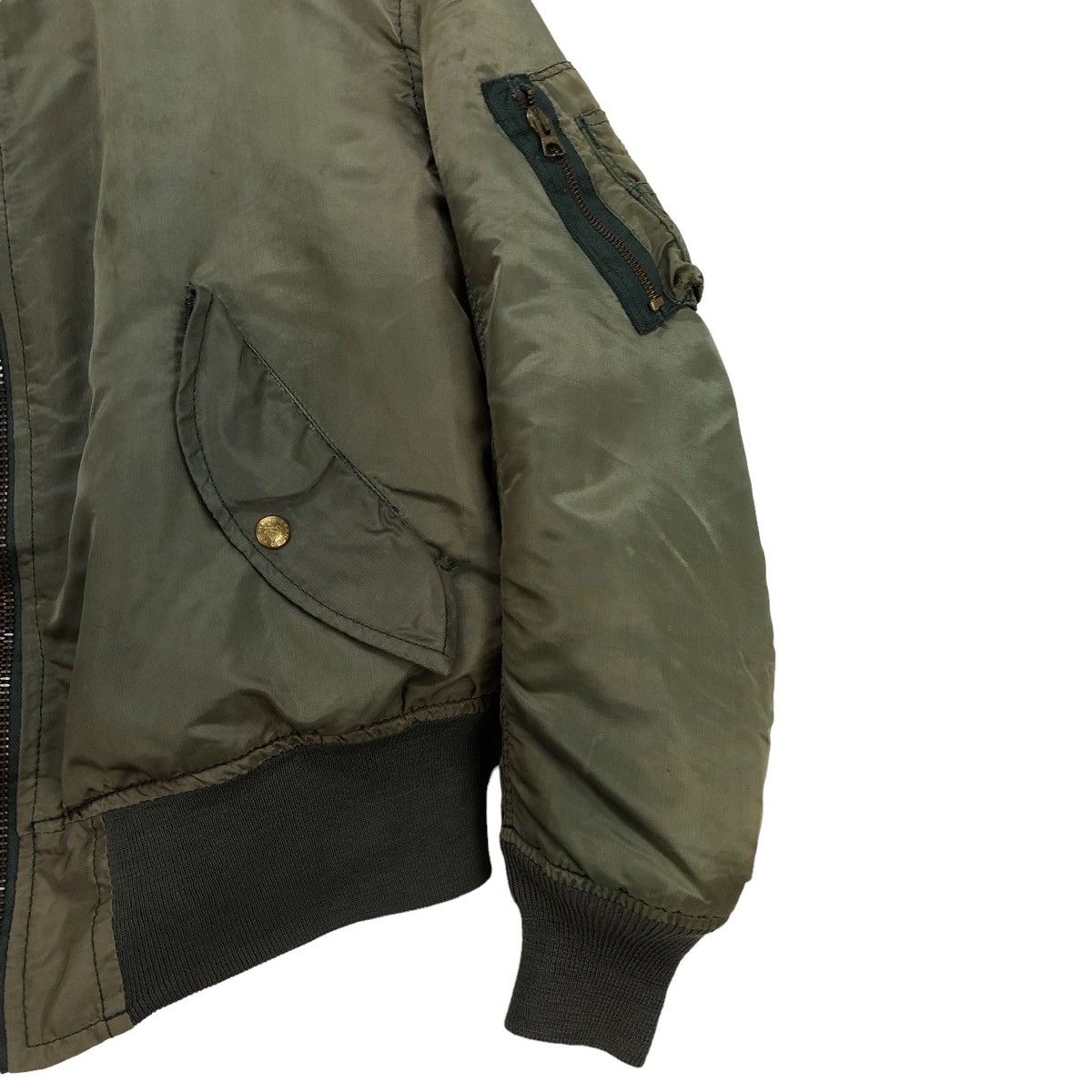 Alpha Industries 🔥Vintage Ma 1 Bomber Jacket Made In Usa Size US M / EU 48-50 / 2 - 5 Thumbnail