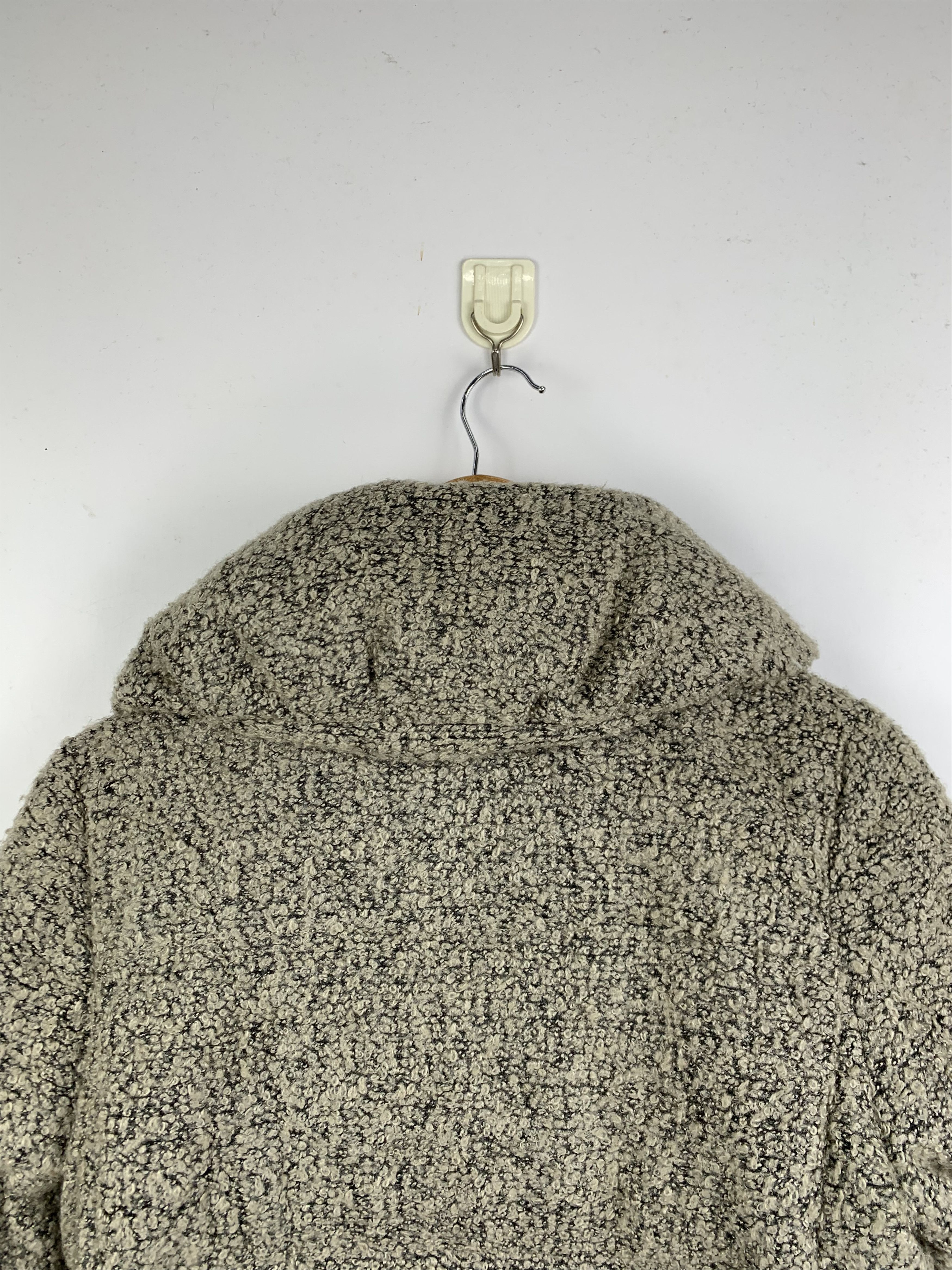 Japanese Brand Vintage SHOWER PARTY Woolen Puffer Down Jacket Size M / US 6-8 / IT 42-44 - 6 Thumbnail