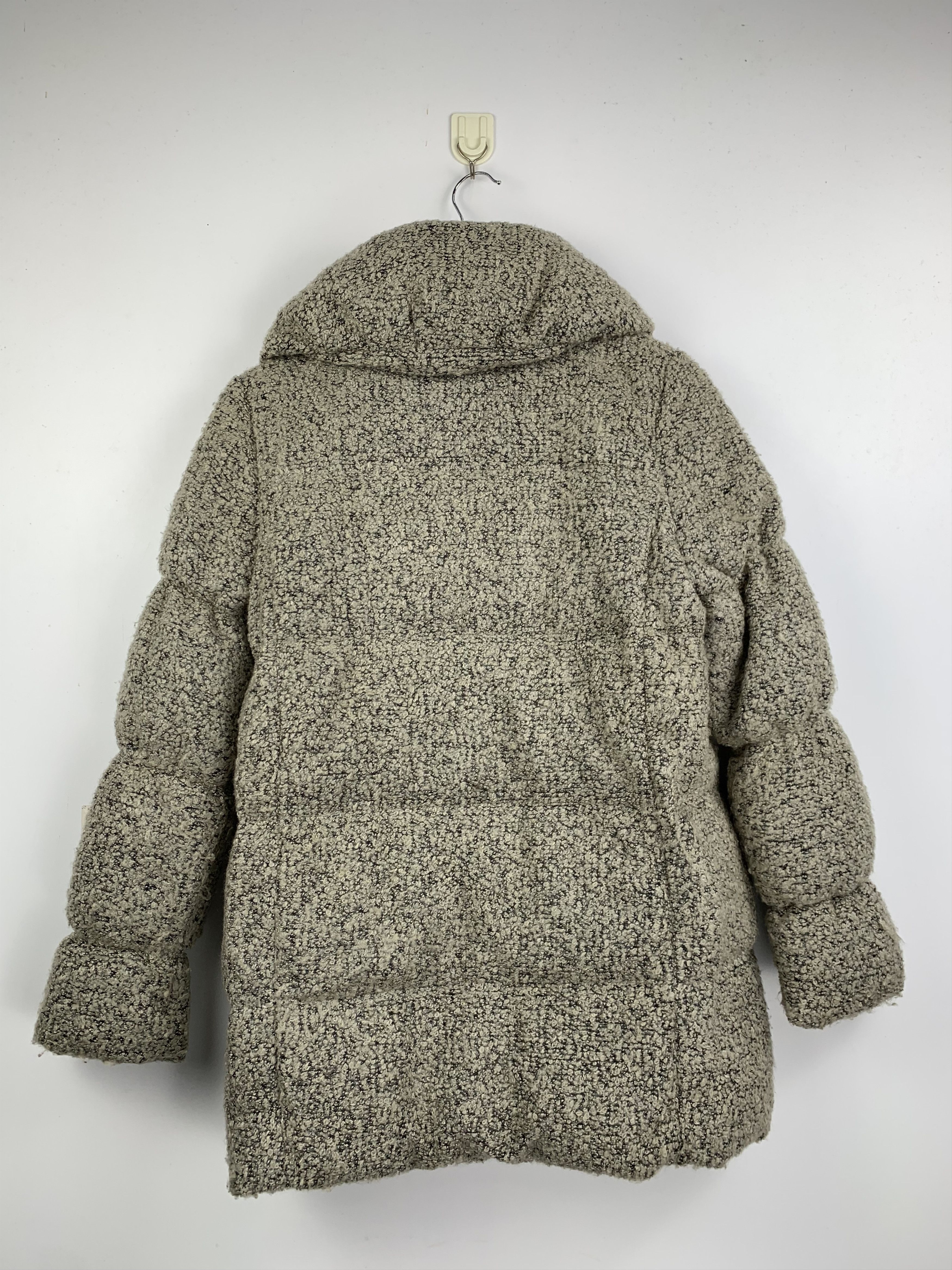 Japanese Brand Vintage SHOWER PARTY Woolen Puffer Down Jacket Size M / US 6-8 / IT 42-44 - 5 Thumbnail