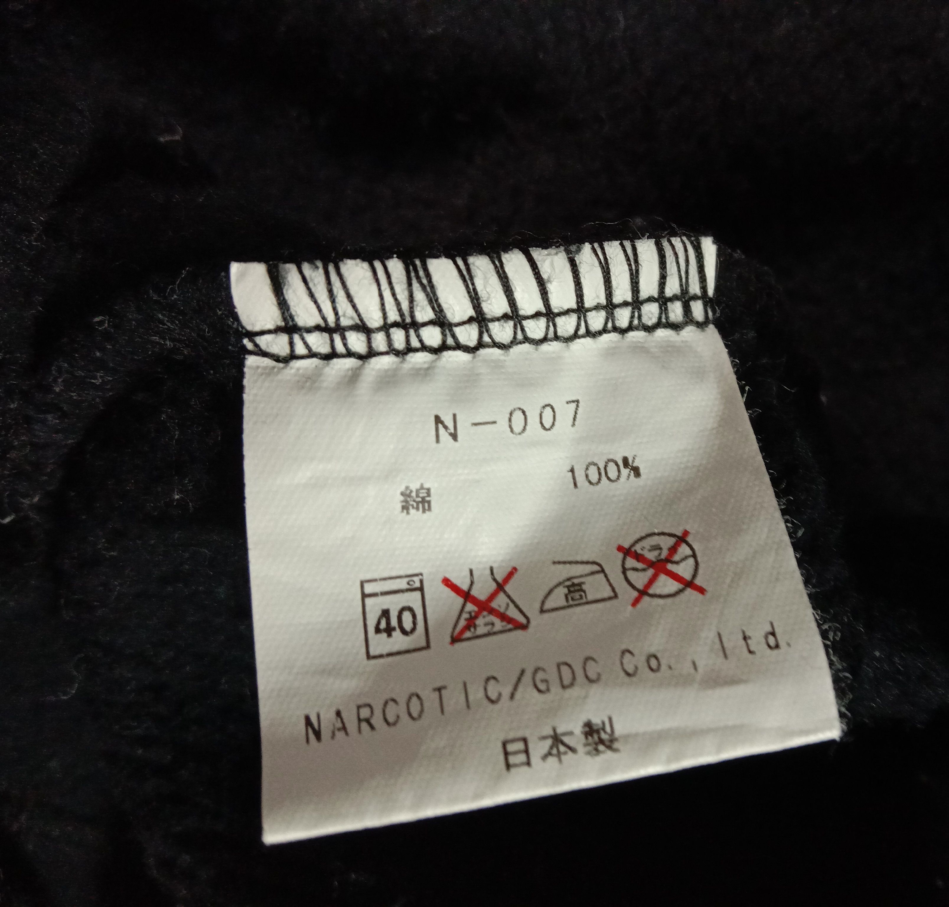Japanese Brand Very Rare Narcotic MJYA GDC Japan Tokyo Fashion Size US L / EU 52-54 / 3 - 5 Thumbnail