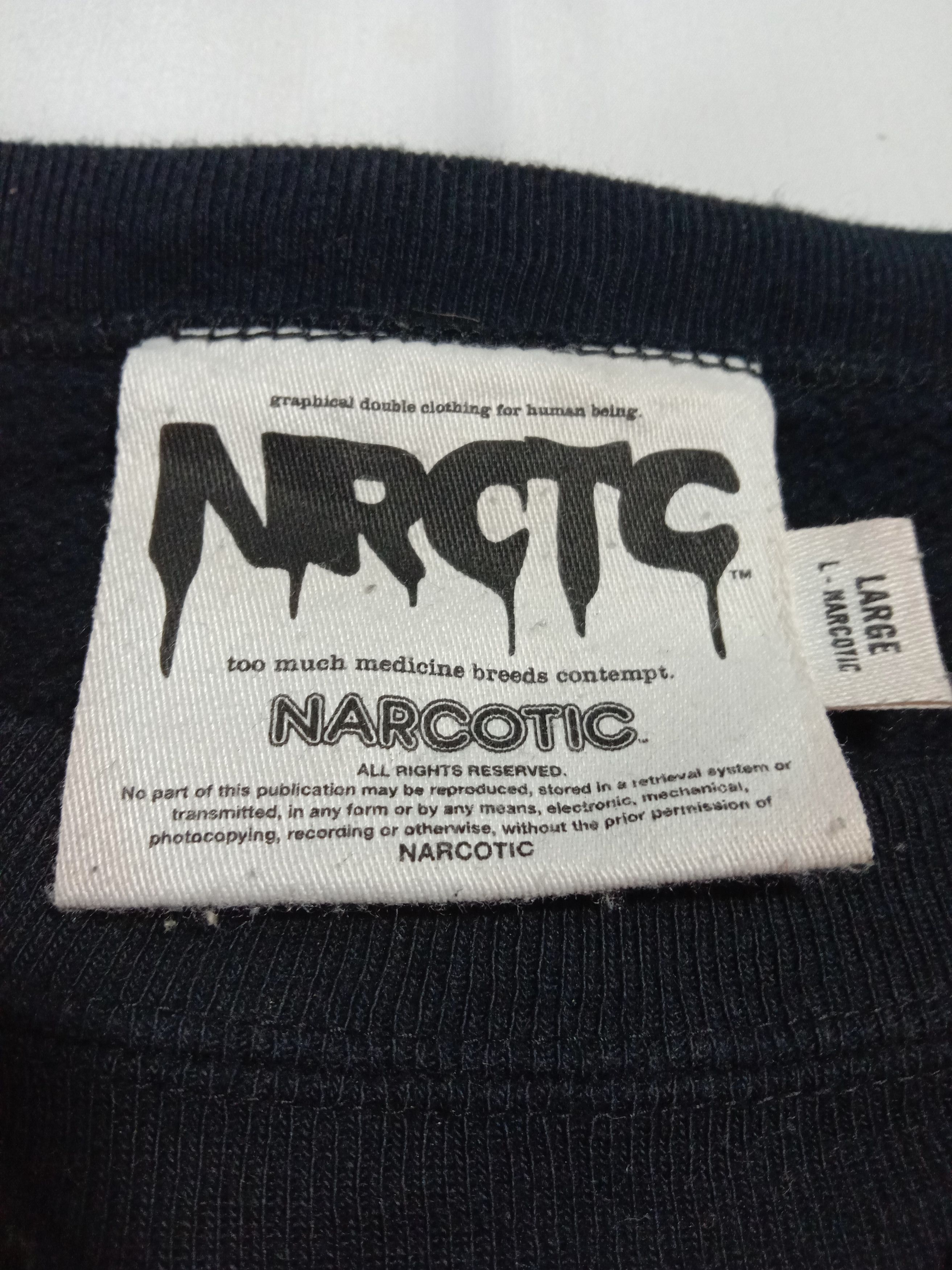 Japanese Brand Very Rare Narcotic MJYA GDC Japan Tokyo Fashion Size US L / EU 52-54 / 3 - 4 Thumbnail