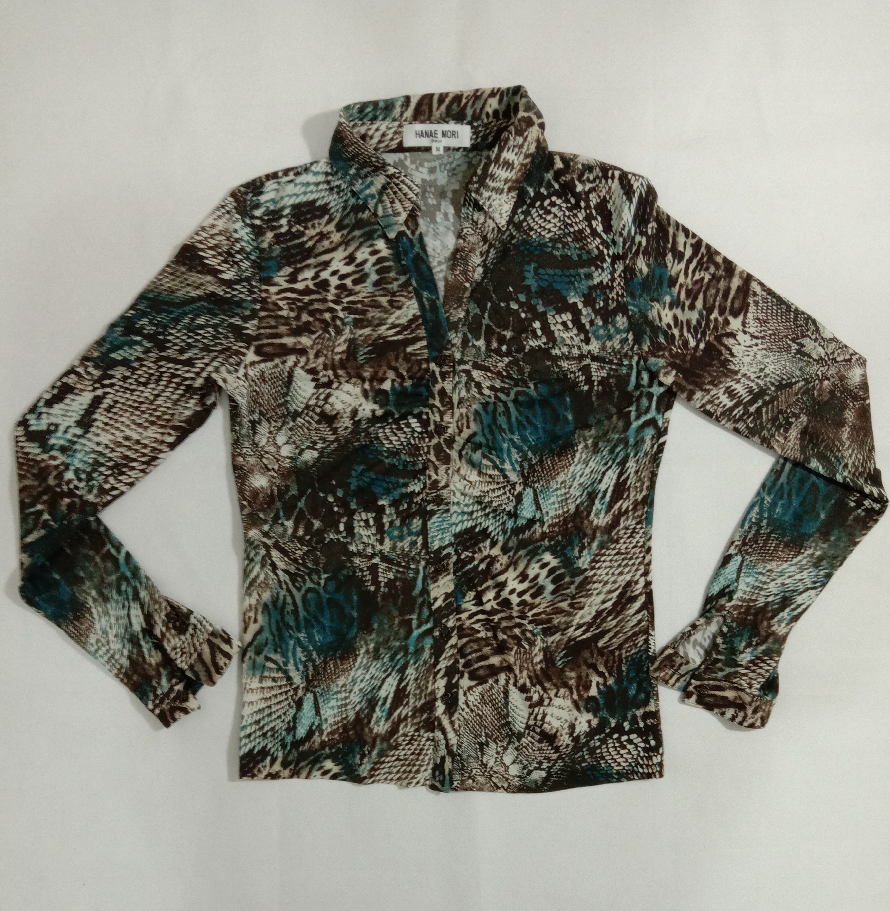 Hanae Mori Vintage Hanae Mori Woman Button Ups Shirt Size XS / US 0-2 / IT 36-38 - 1 Thumbnail