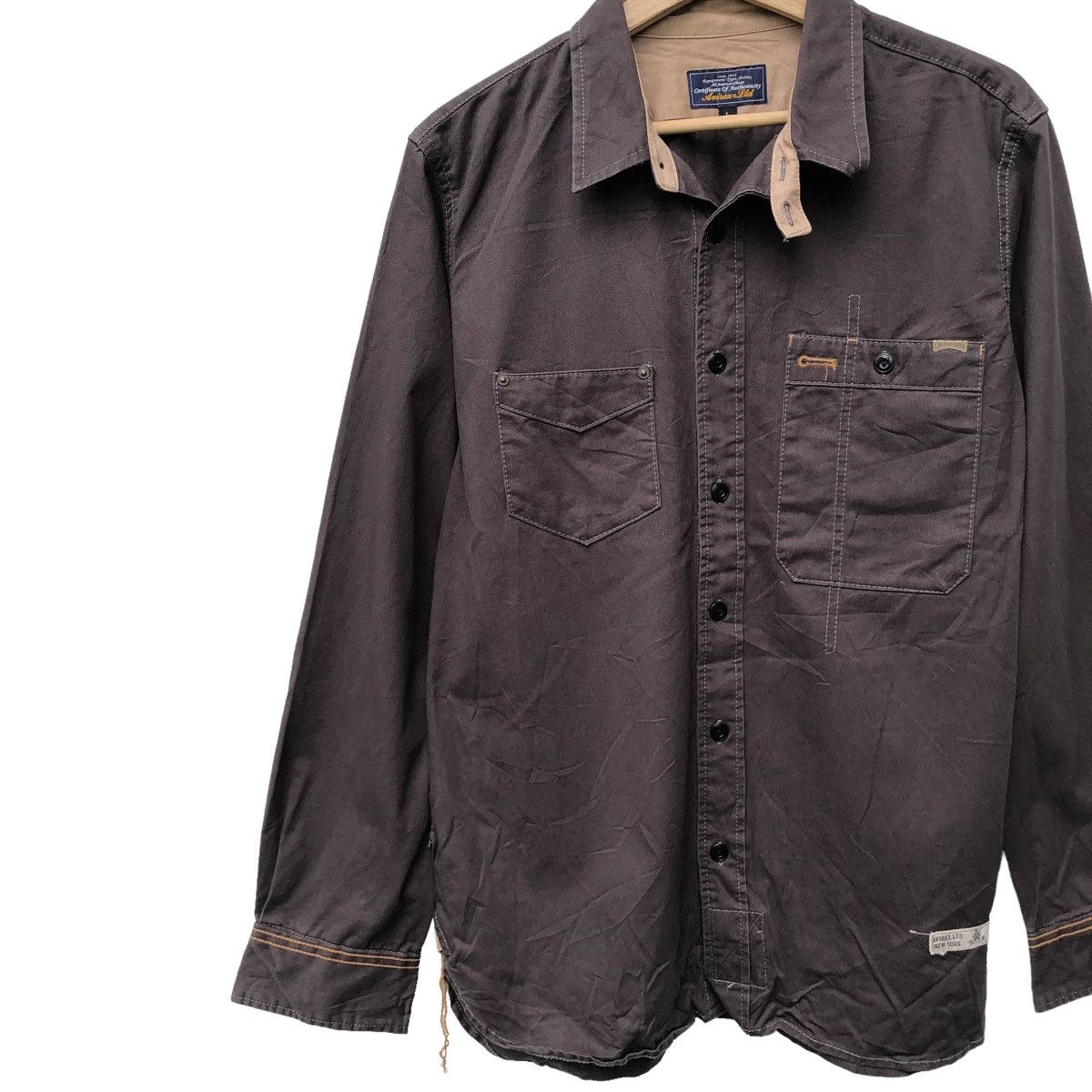 Avirex AVIREX LONG SLEEVE BUTTON UP Size US L / EU 52-54 / 3 - 3 Thumbnail