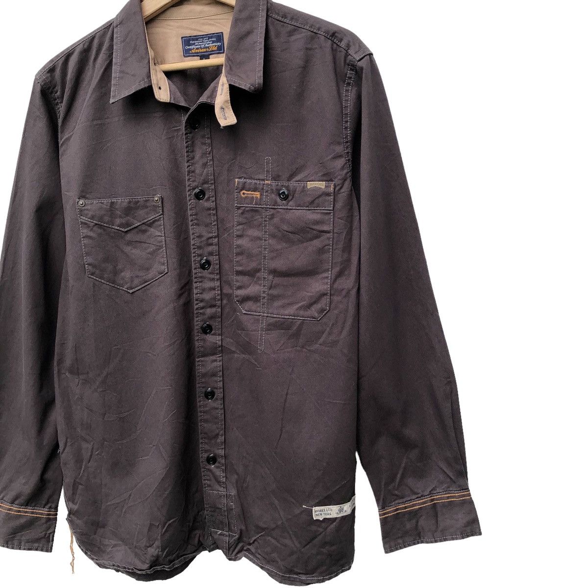 Avirex AVIREX LONG SLEEVE BUTTON UP Size US L / EU 52-54 / 3 - 4 Thumbnail