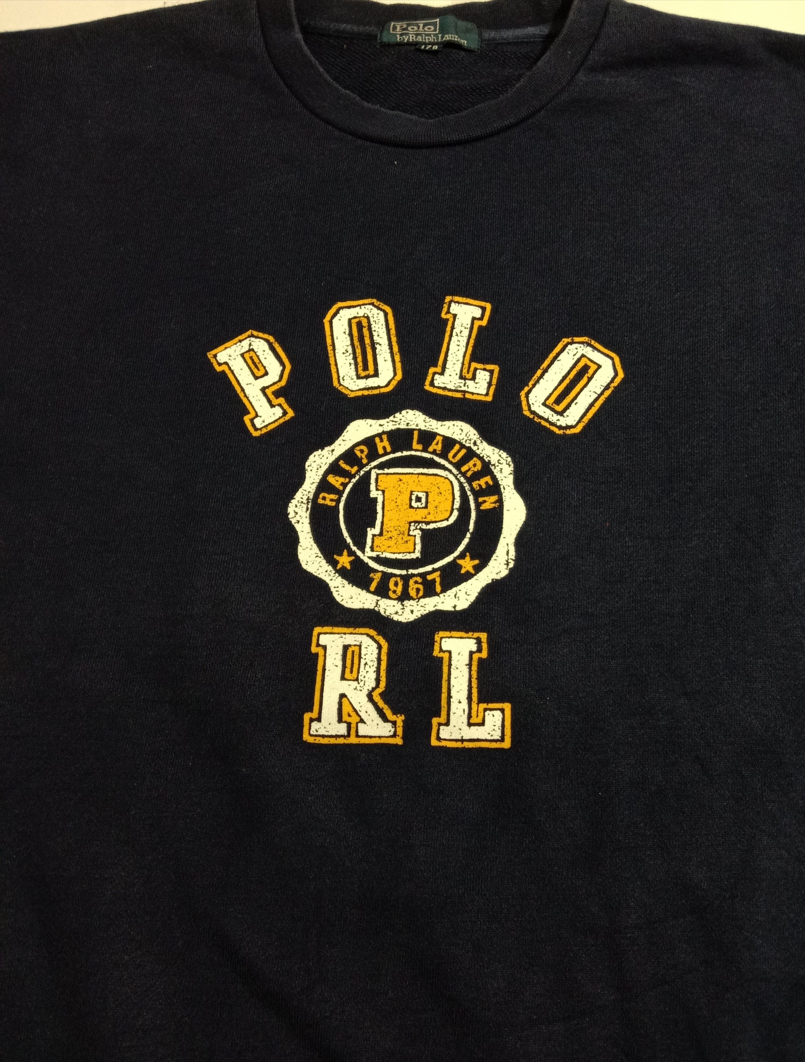 Polo Ralph Lauren Vintage Polo Ralph Lauren Sweatshirt Big Logo Spell Out Size US M / EU 48-50 / 2 - 2 Thumbnail