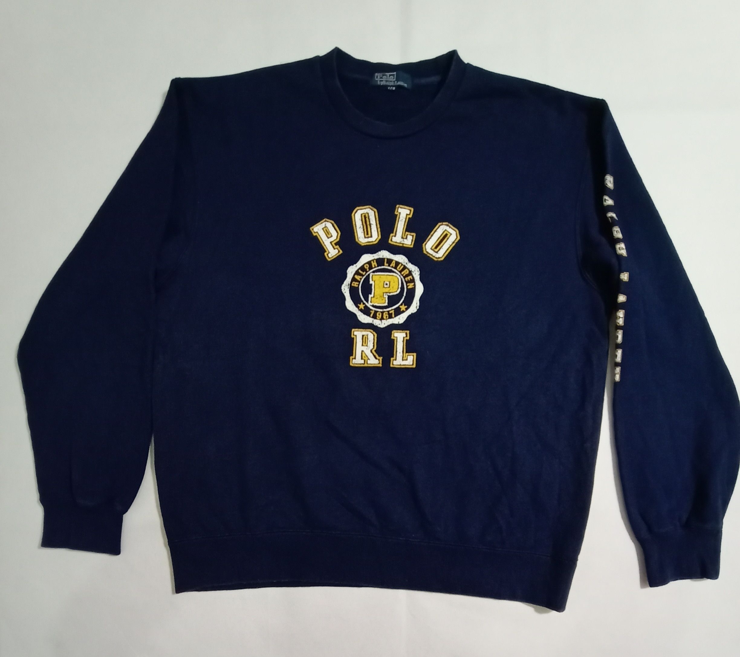 Polo Ralph Lauren Vintage Polo Ralph Lauren Sweatshirt Big Logo Spell Out Size US M / EU 48-50 / 2 - 1 Thumbnail