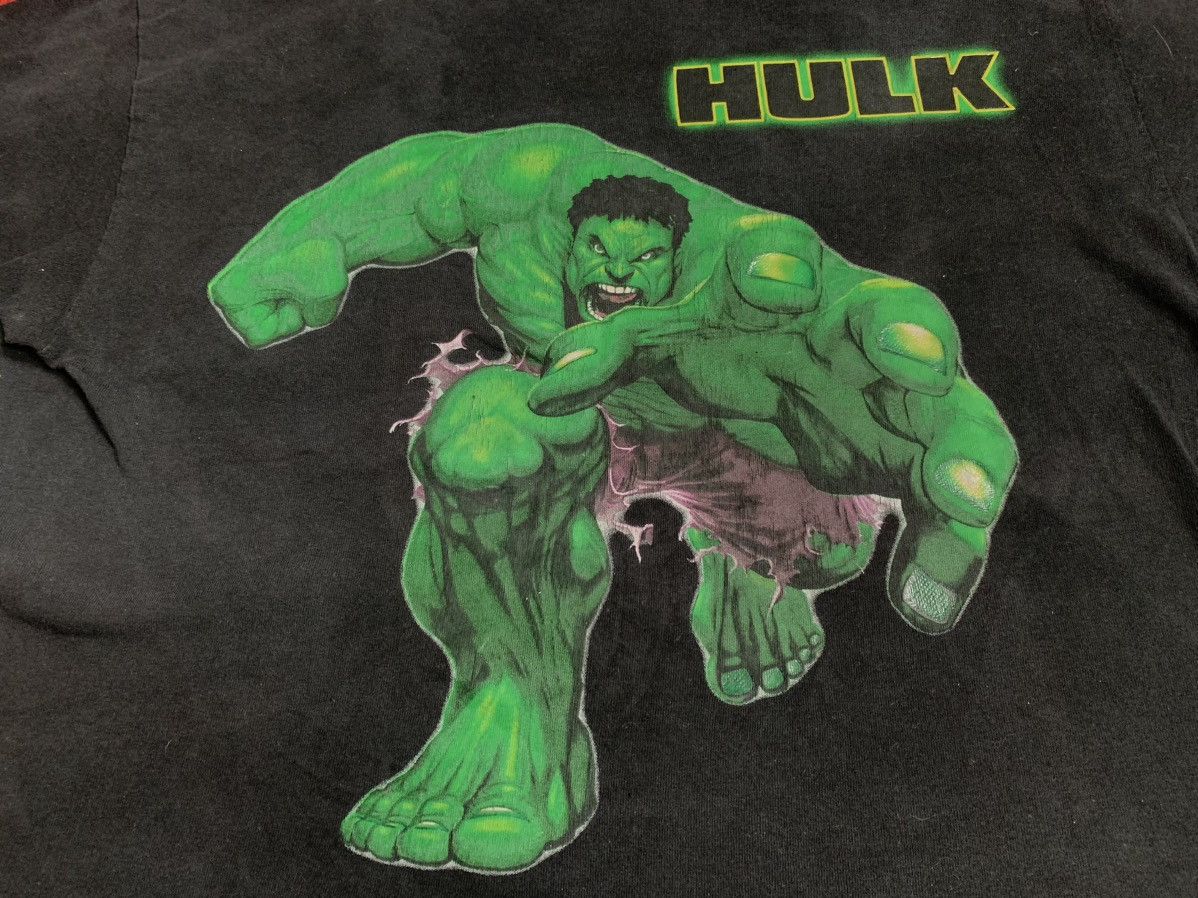Marvel Comics VINTAGE INCREDIBLE HULK T SHIRT BIG PRINT Size US L / EU 52-54 / 3 - 4 Thumbnail
