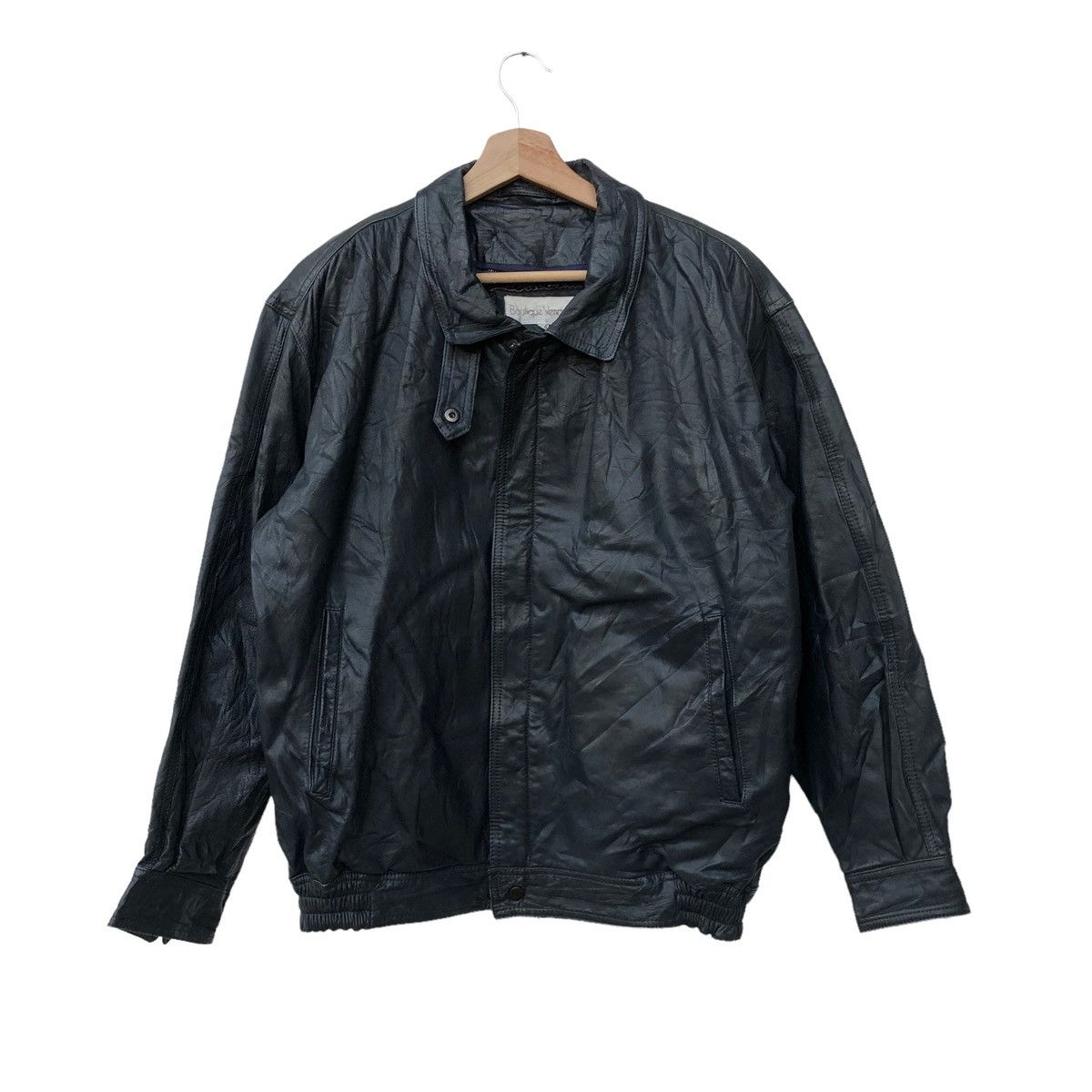 Genuine Leather Italian Designer Boutique Vendome Cowhide Leather Jacket Size US M / EU 48-50 / 2 - 1 Thumbnail