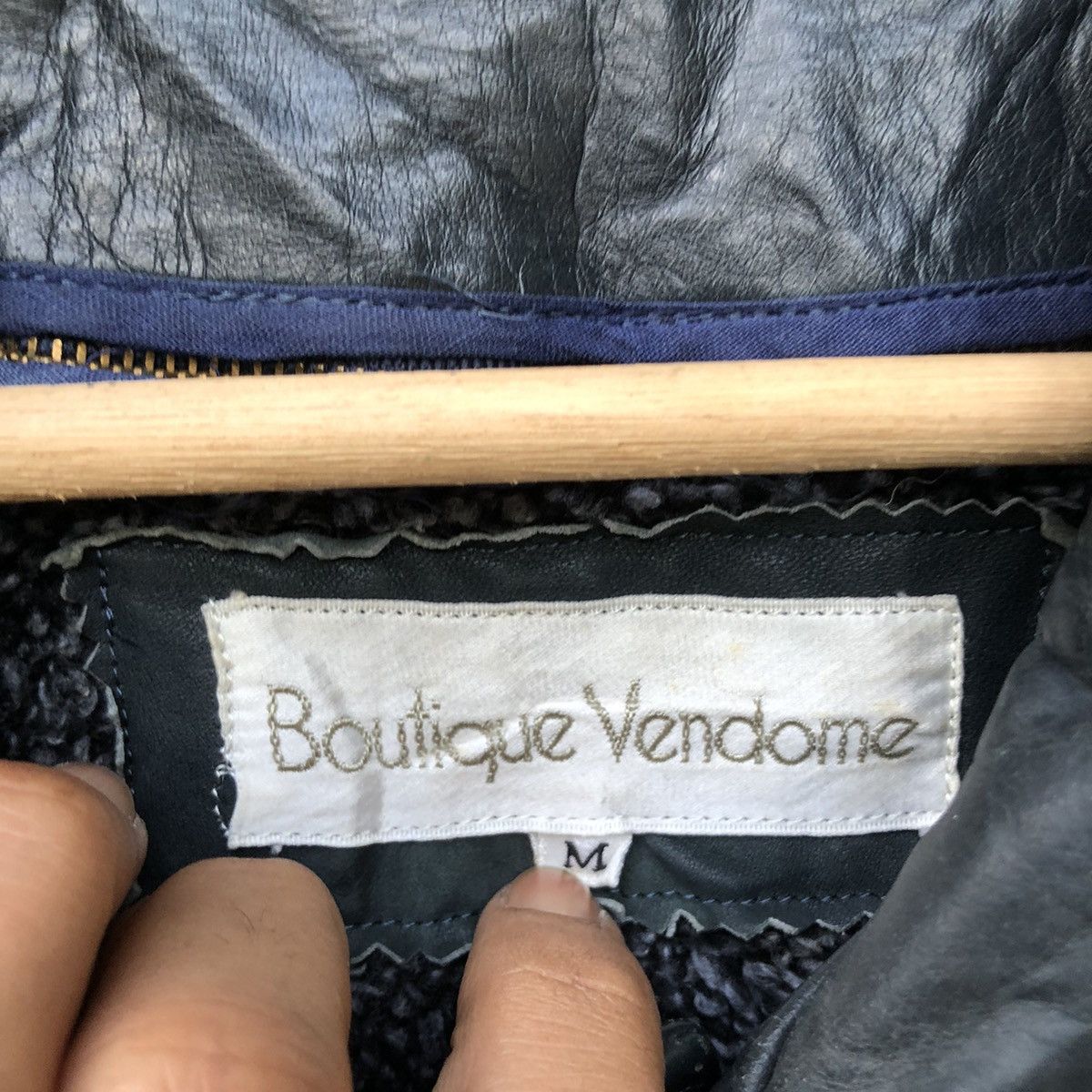 Genuine Leather Italian Designer Boutique Vendome Cowhide Leather Jacket Size US M / EU 48-50 / 2 - 3 Thumbnail