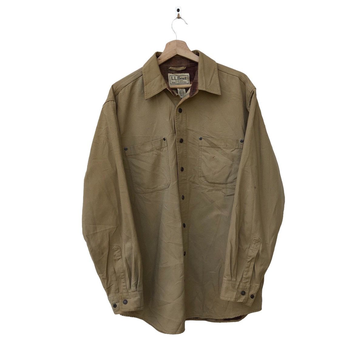 L.L. Bean 🔥VINTAGE LL BEAN DUCK CANVAS JACKET Size US XL / EU 56 / 4 - 3 Thumbnail