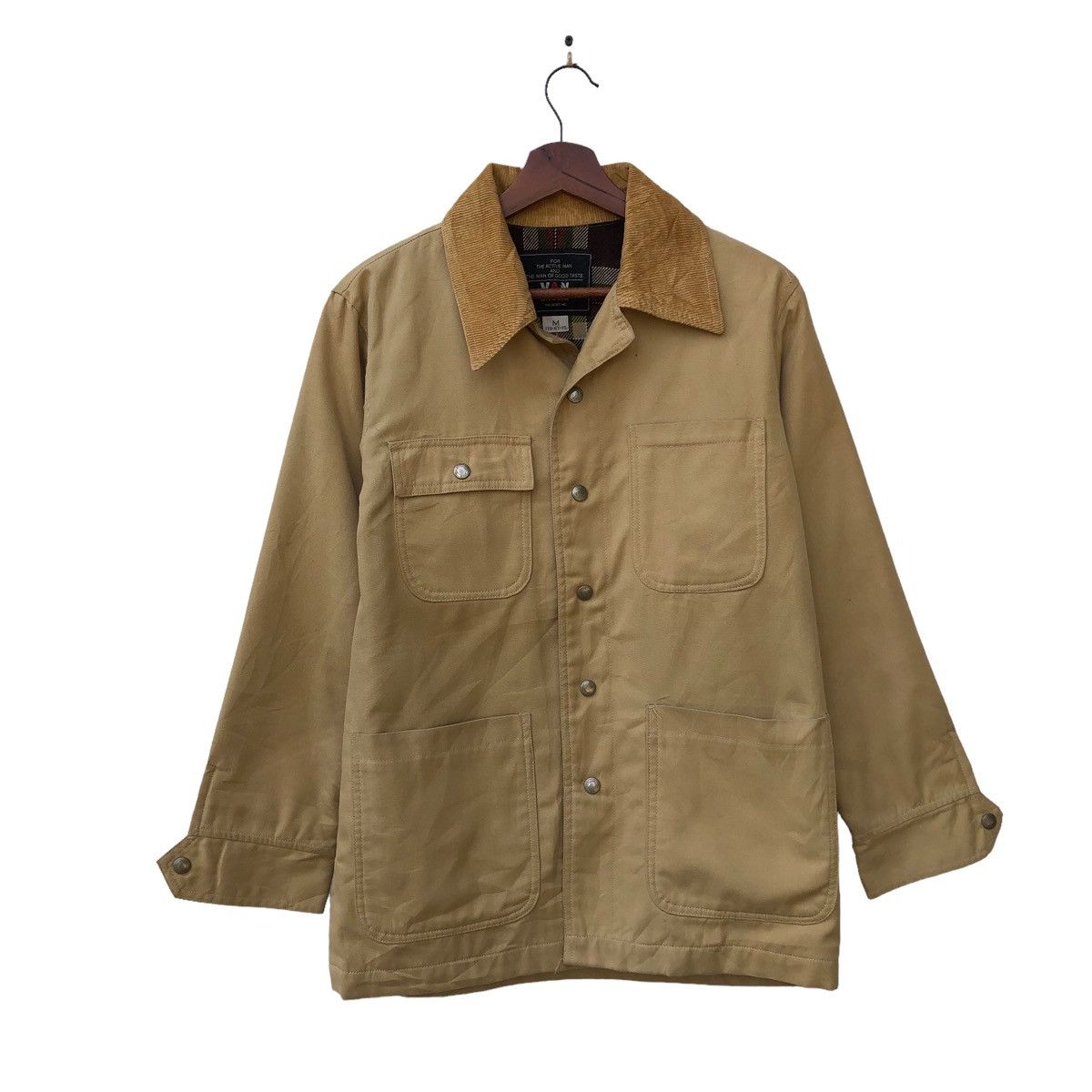 Japanese Brand 🔥VINTAGE VAN JACKET DUCK CANVAS MULTI POCKET JACKET Size US M / EU 48-50 / 2 - 1 Thumbnail