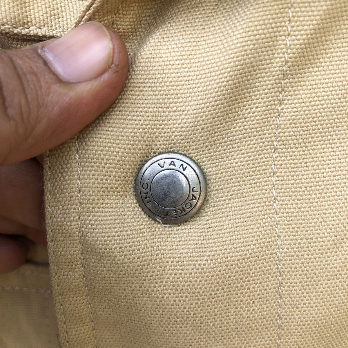 Japanese Brand 🔥VINTAGE VAN JACKET DUCK CANVAS MULTI POCKET JACKET Size US M / EU 48-50 / 2 - 6 Thumbnail