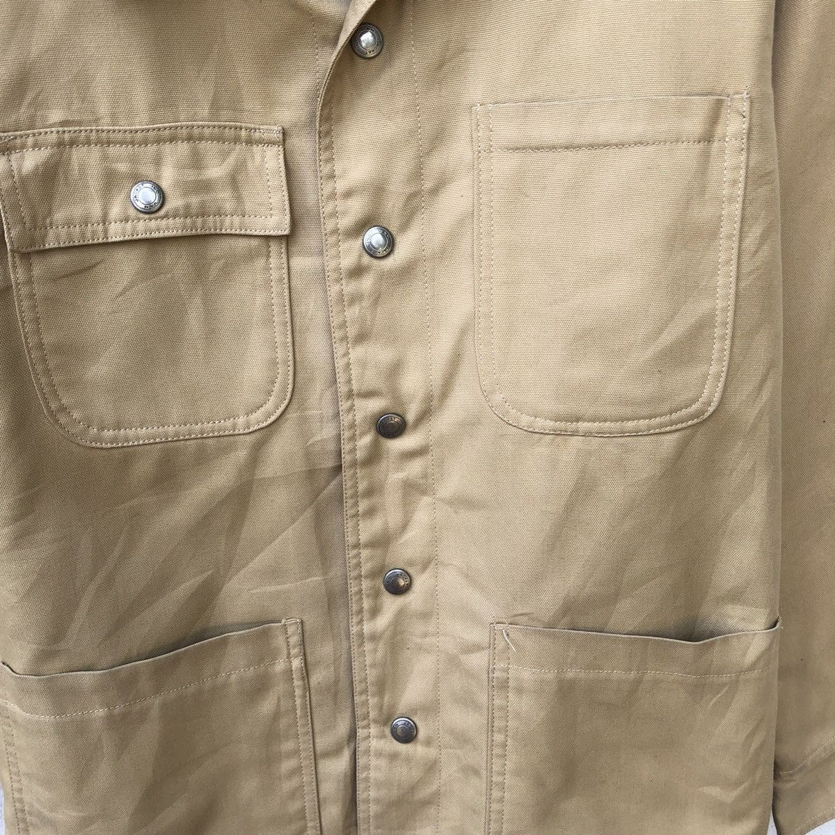 Japanese Brand 🔥VINTAGE VAN JACKET DUCK CANVAS MULTI POCKET JACKET Size US M / EU 48-50 / 2 - 5 Thumbnail