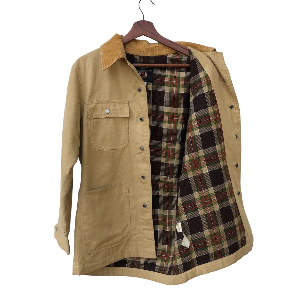 Japanese Brand 🔥VINTAGE VAN JACKET DUCK CANVAS MULTI POCKET JACKET Size US M / EU 48-50 / 2 - 3 Thumbnail