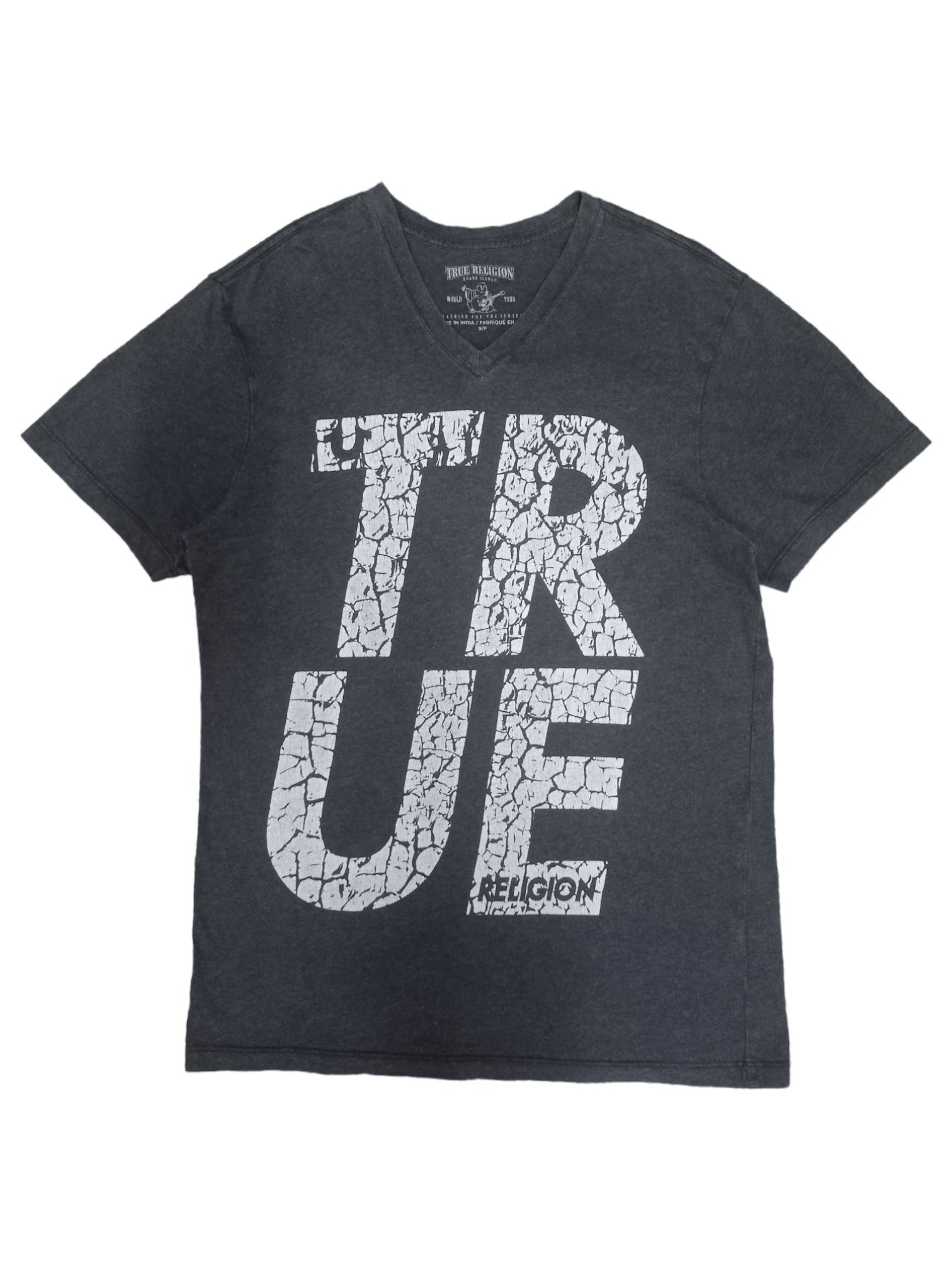 True Religion Vintage True Religion Spell Out Tshirt Size US S / EU 44-46 / 1 - 1 Thumbnail