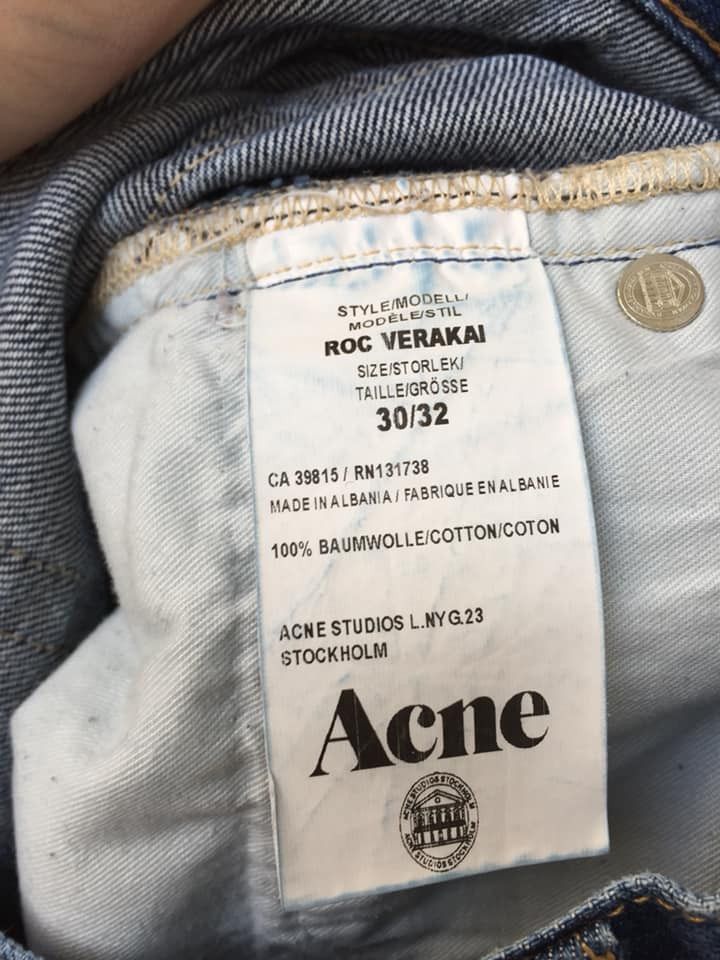 Acne Studios 'roc verakai' jeans Size US 30 / EU 46 - 4 Thumbnail