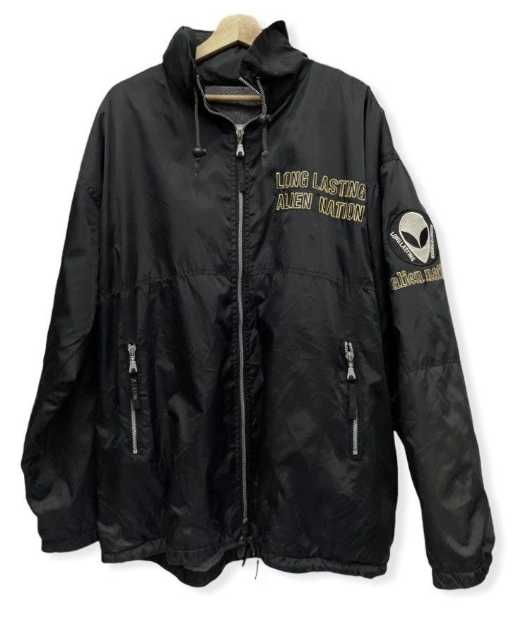 Alien Workshop 90's ALIEN NATION Long Lasting Rubber Corted Hoodie Jacket Size US L / EU 52-54 / 3 - 3 Thumbnail